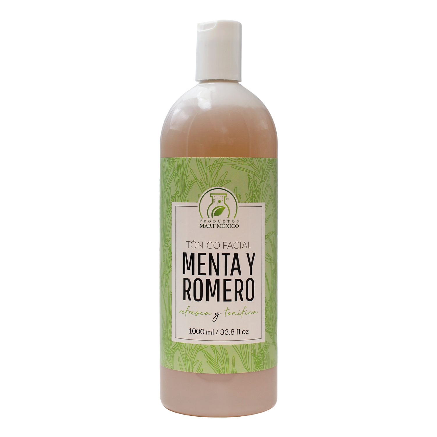 Tónico Facial De Romero & Menta Refrescante - Tonifica
Productos Mart México 1 L