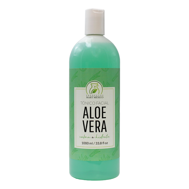 Tónico Facial Productos Mart México Aloe Vera Refrescante- Antioxidante 1 L