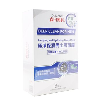 Foto 4 pulgar | Mascarilla Facial Black Sheet Dr Morita Deep Clean Para Hombres - Venta Internacional.