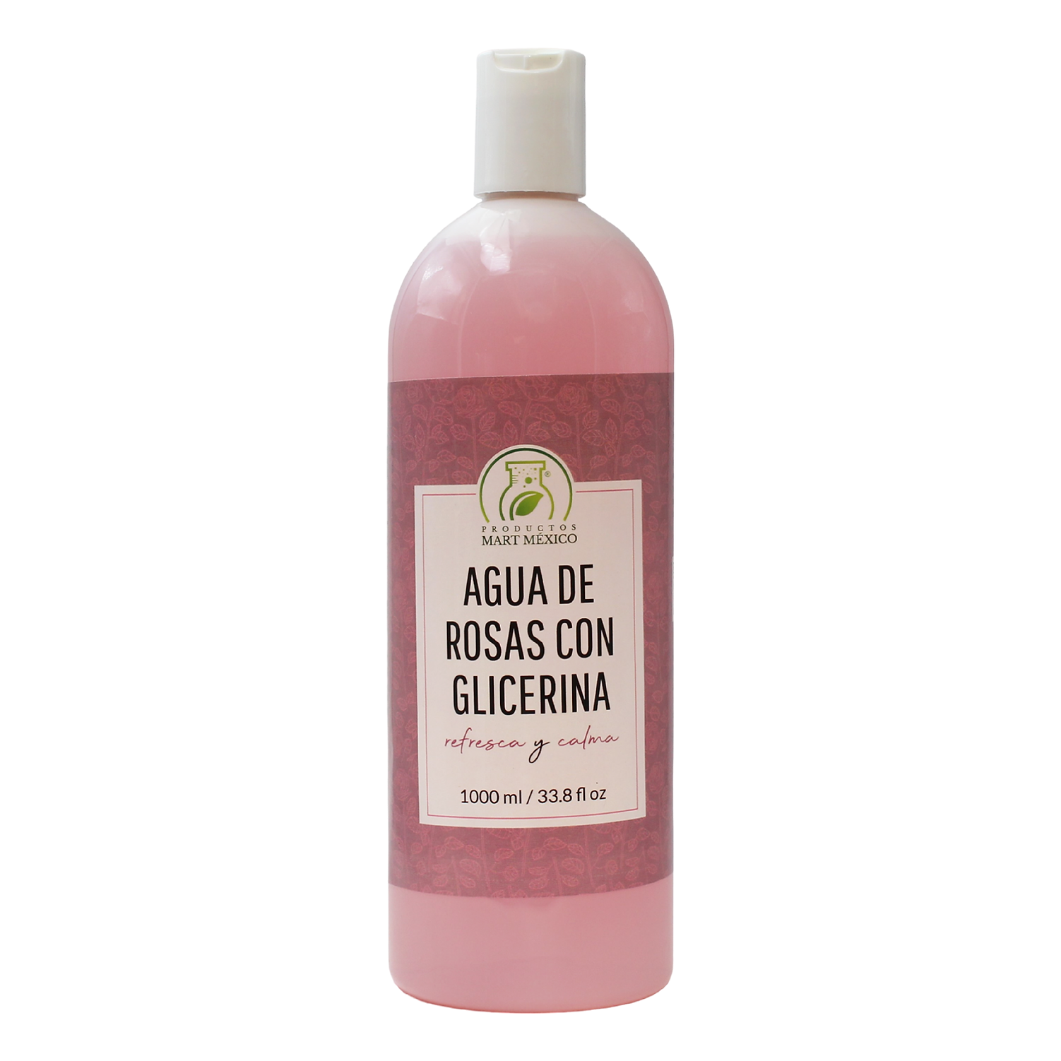 Agua De Rosas Con Glicerina Calma - Suaviza La Piel
Productos Mart México 1 L