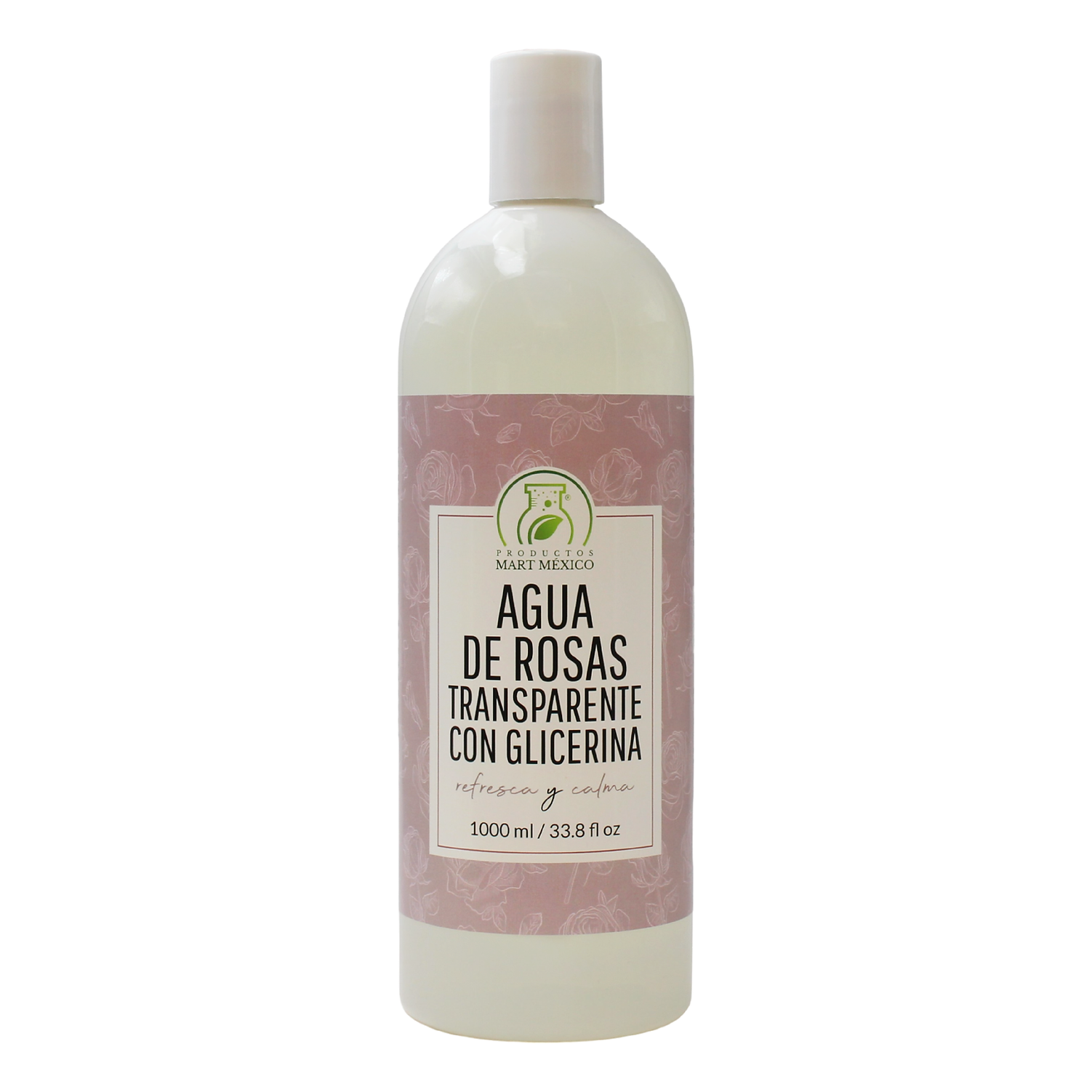 Foto 2 pulgar | Agua De Rosas Transparente Con Glicerina Suaviza
Productos Mart México 1 L
