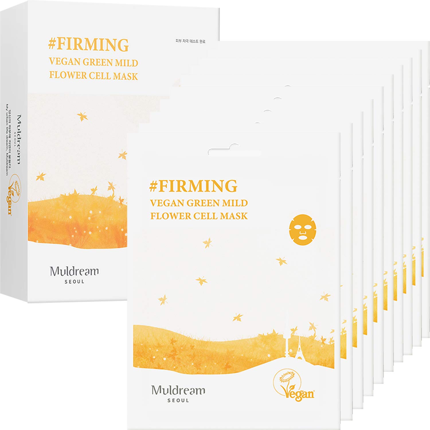 Foto 1 | Mascarilla Facial Muldream Vegan Calming Hydrating Poros Care - Venta Internacional.