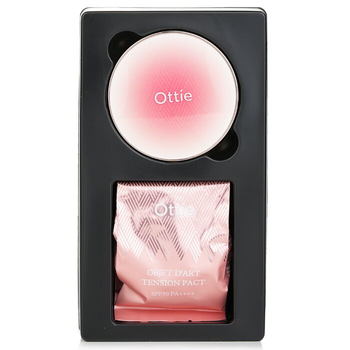 Base Hidratante Ottie Objet D'art Tension Pact Spf50 - Venta Internacional.