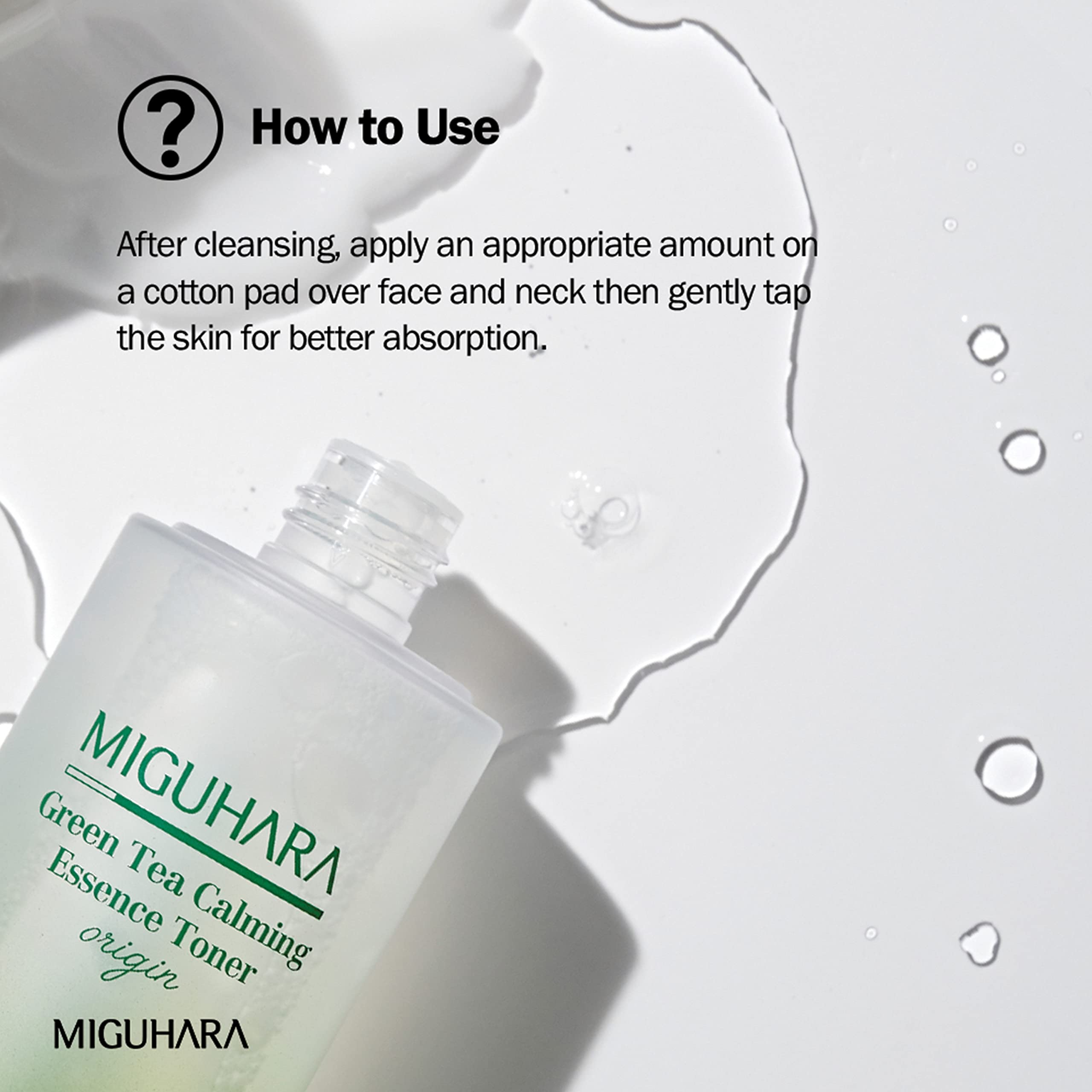 Foto 5 pulgar | Tónico De Esencia Calmante  Té Verde Miguhara 200 Ml - Venta Internacional