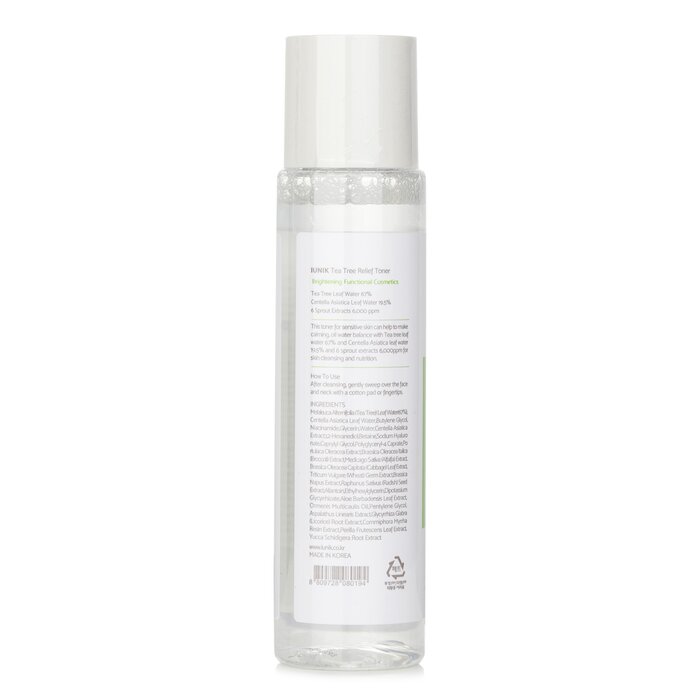Foto 4 pulgar | Tónico Iunik Tea Tree Relief 200 Ml para Piel Seca Y Sensible - Venta Internacional