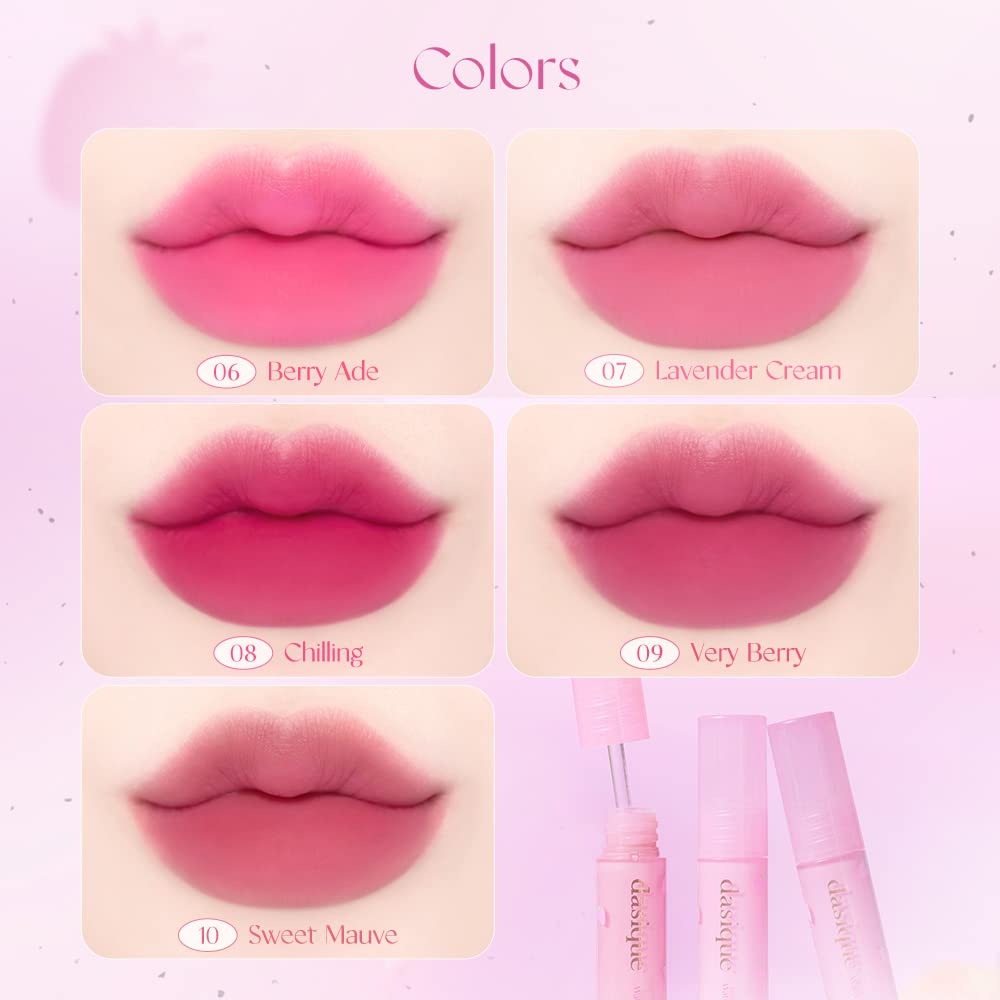 Foto 7 pulgar | Tinte Dasique Water Blur Tint #06 Berry Ade Vegano Libre de Crueldad Animal - Venta Internacional.