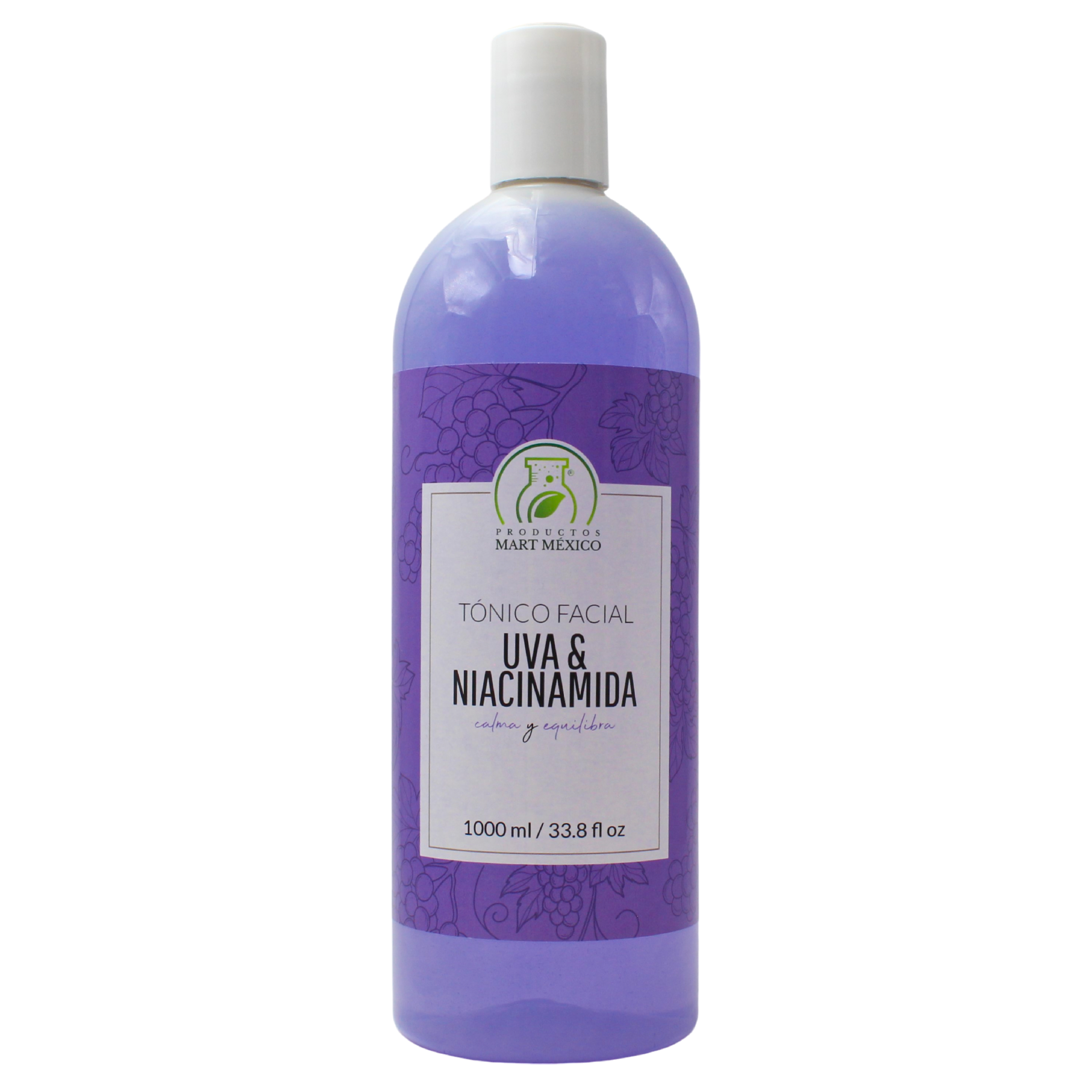 Foto 2 pulgar | Tónico Uva & Niacinamida Facial Protege Anti Manchas Productos Mart México 1 l