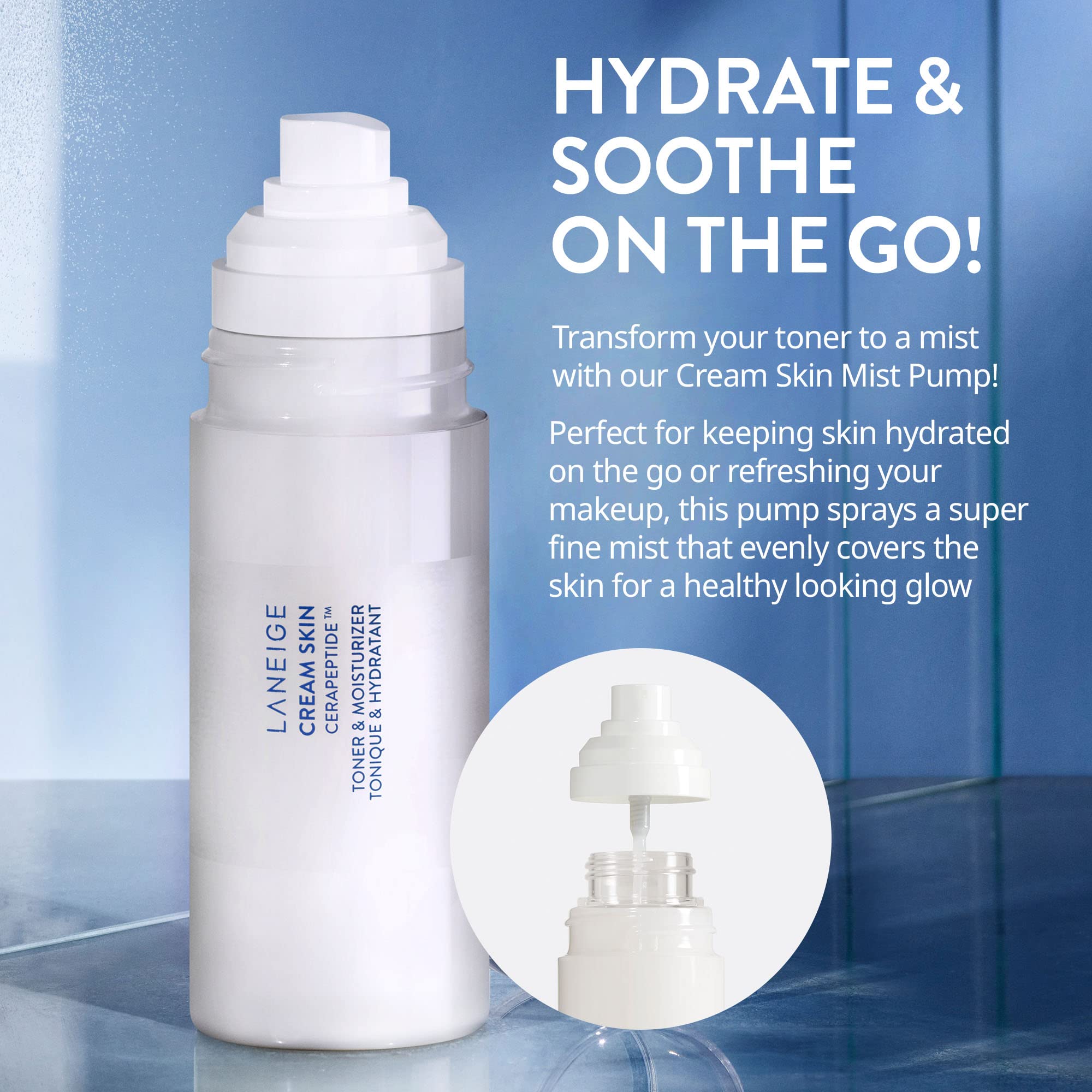 Foto 7 pulgar | Tónico E Hidratante Laneige Mini Cream Skin, 50 Ml, 2 En 1 - Venta Internacional.