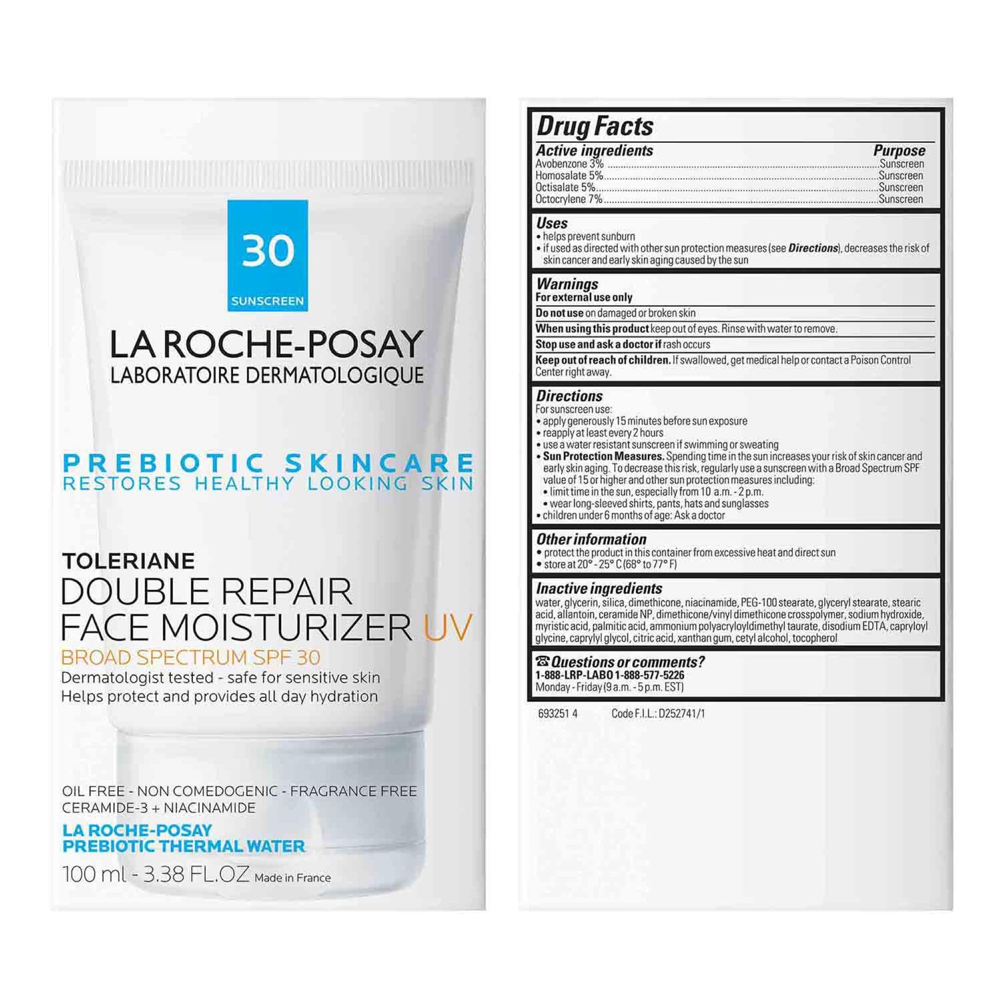 Foto 7 pulgar | Crema Hidratante La Roche-posay Toleriane Double Repair Uv Spf 30 - Venta Internacional.