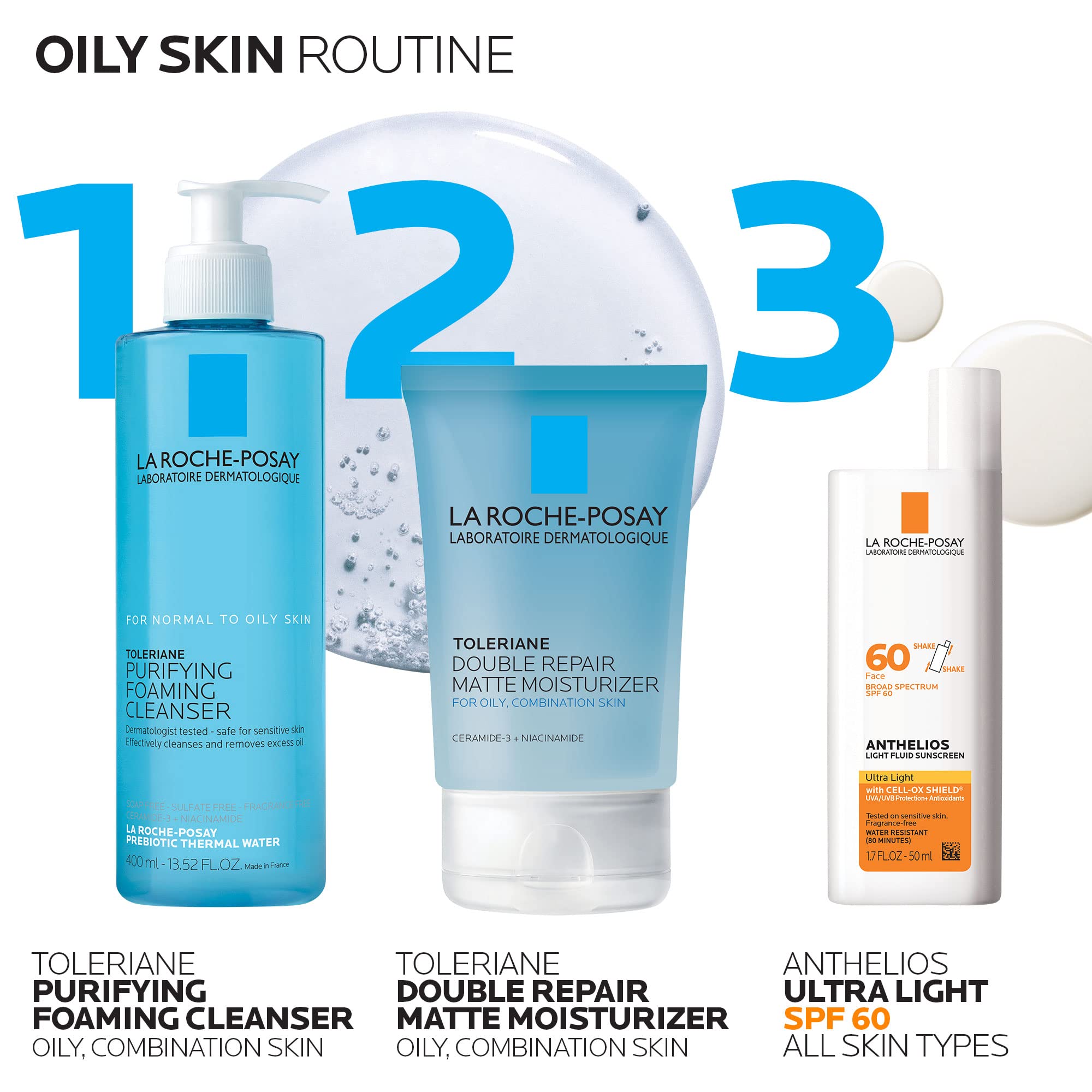 Foto 8 pulgar | Hidratante La Roche-posay Toleriane Double Repair Matte - Venta Internacional.
