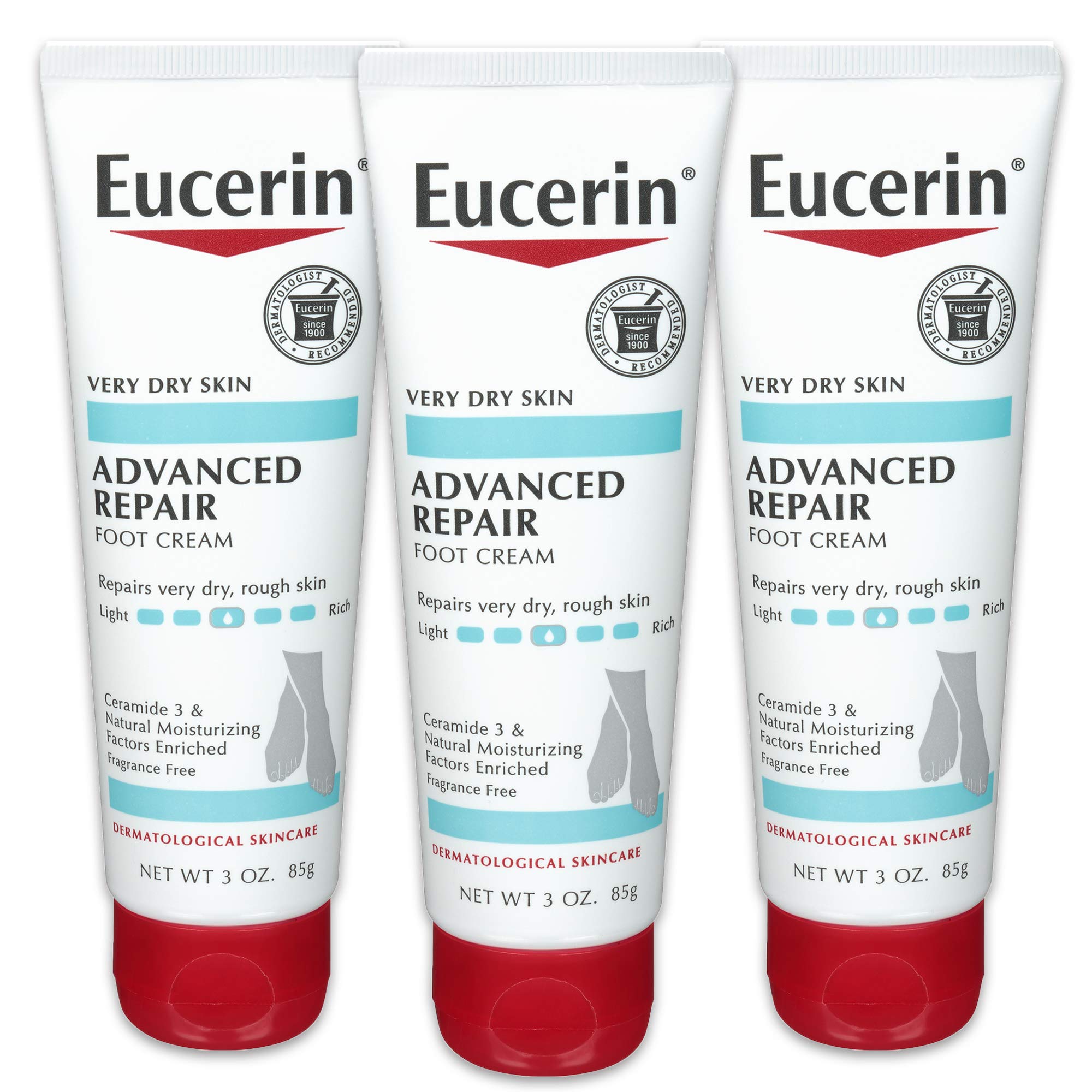 Crema Para Pies Eucerin Advanced Repair Sin Fragancia 90 Ml X3 - Venta Internacional.
