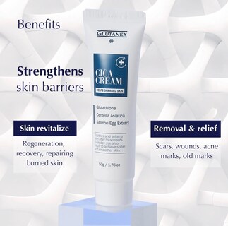 Foto 2 | Crema Hidratante Glutanex Cica, 50 G/50 Ml, Calmante E Iluminadora - Venta Internacional.