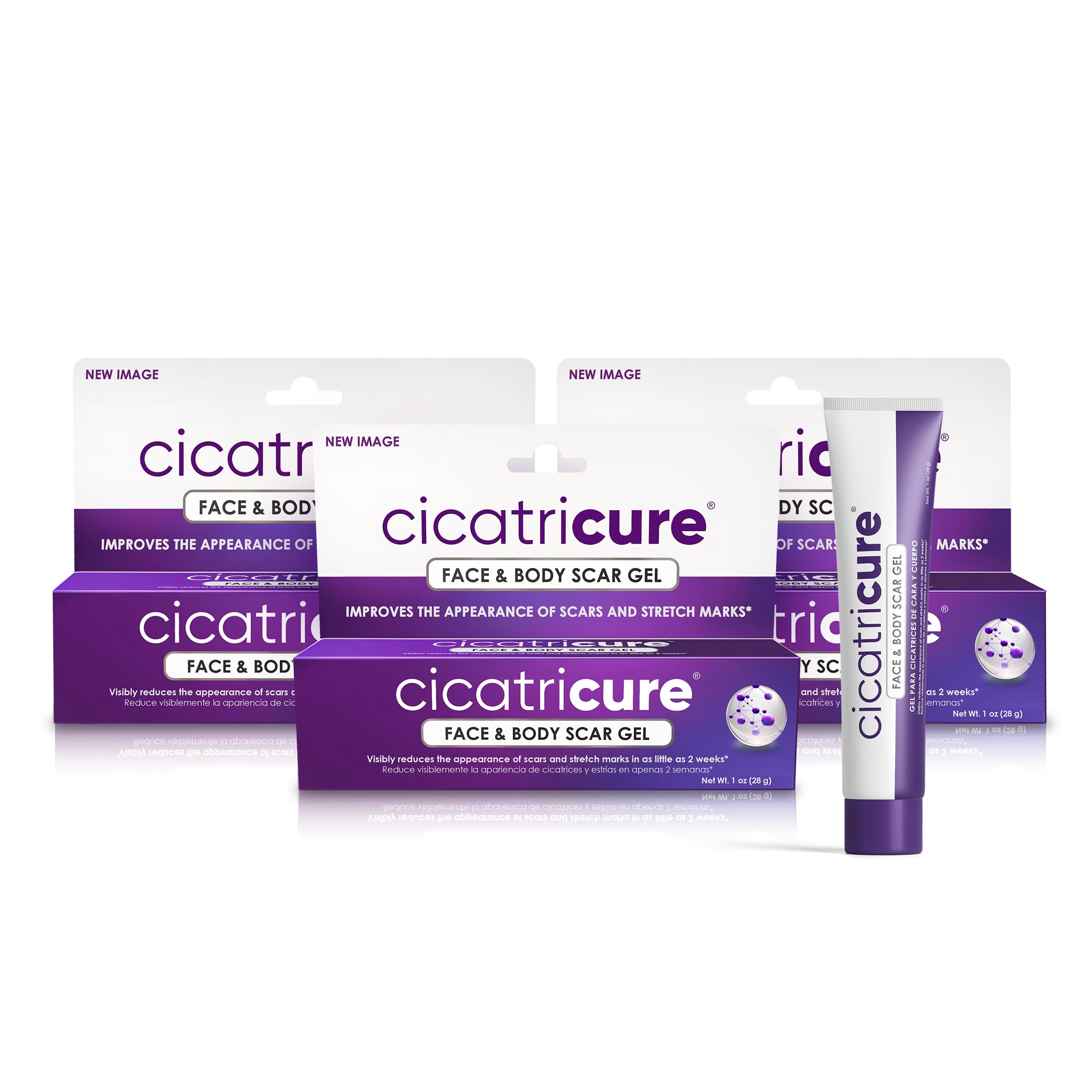 Foto 2 pulgar | Gel Para Cicatrices Cicatricure Advanced Para Rostro Y Cuerpo, 28 Ml, Paquete De 3 - Venta Internacional.