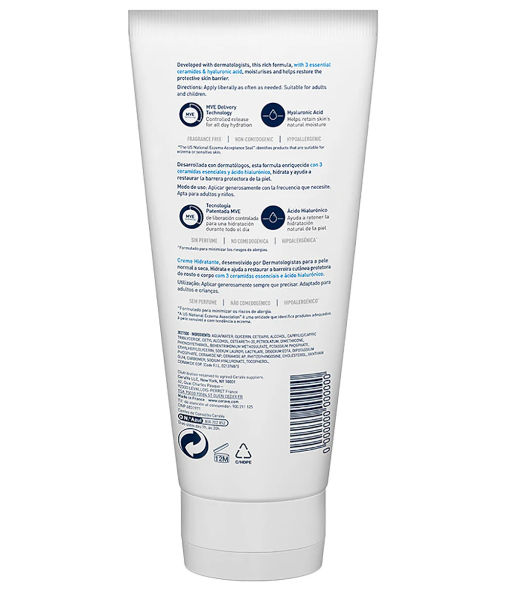 Foto 4 pulgar | Crema Hidratante Cerave Piel Seca A Muy Seca + Termo De Agua De Regalo Güish