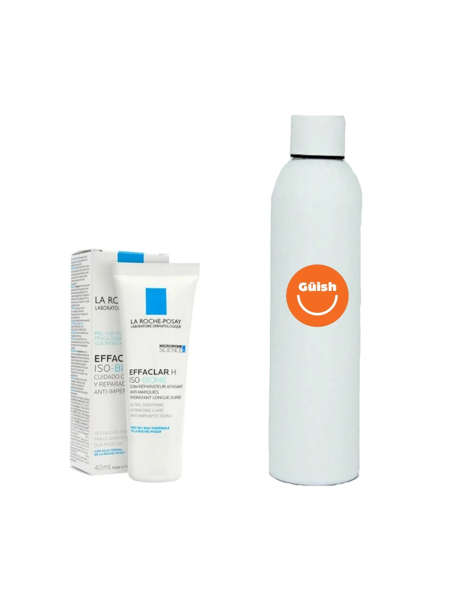 Foto 2 pulgar | Crema La Roche-posay Effaclar Iso-biome Calma Y Repara + Termo De Agua De Regalo Güish