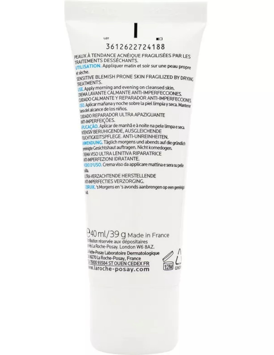 Foto 4 pulgar | Crema La Roche-posay Effaclar Iso-biome Calma Y Repara + Termo De Agua De Regalo Güish