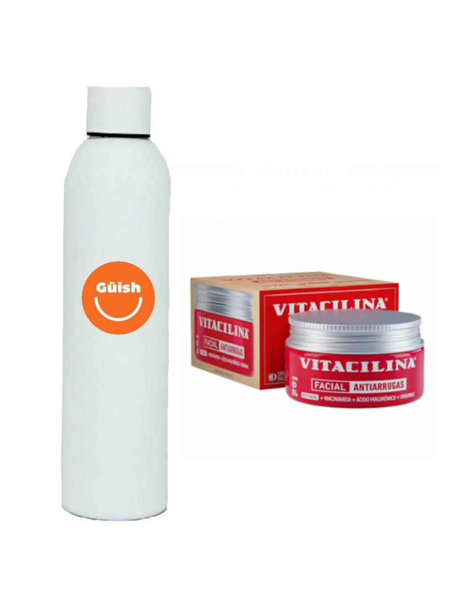 Vitacilina Facial Antiarrugas Retinol Ácido Hialurónico + Termo Güish Gratis