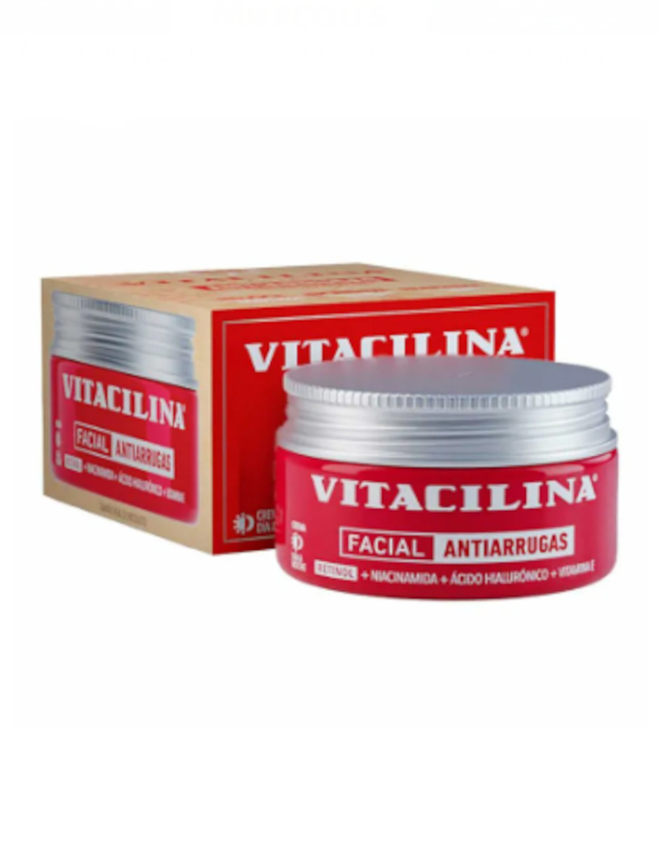 Foto 3 pulgar | Vitacilina Facial Antiarrugas Retinol Ácido Hialurónico + Termo Güish Gratis