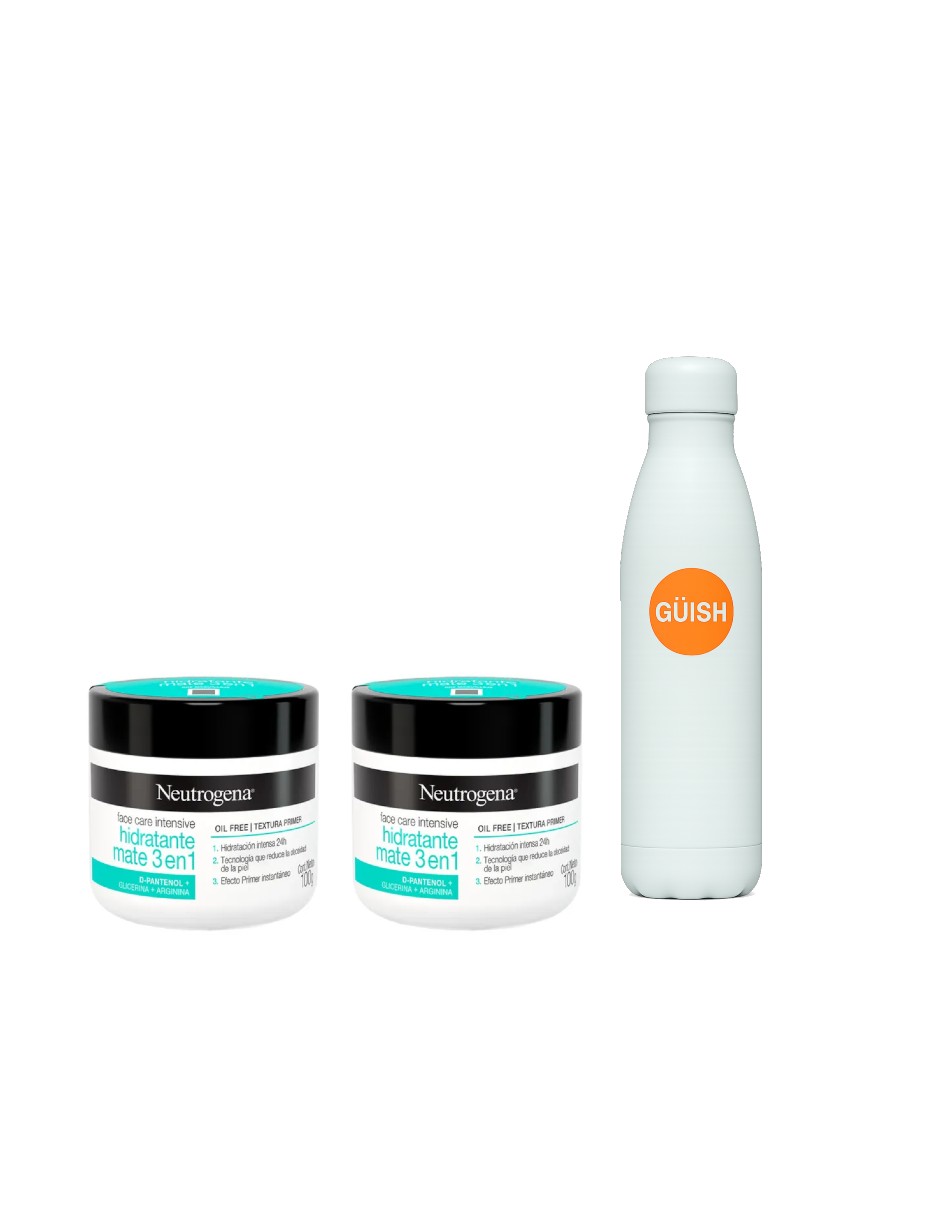 Foto 2 pulgar | 2 Cremas Facial Hidratante Mate 3 En 1  Neutrogena + Termio Güish Gratis