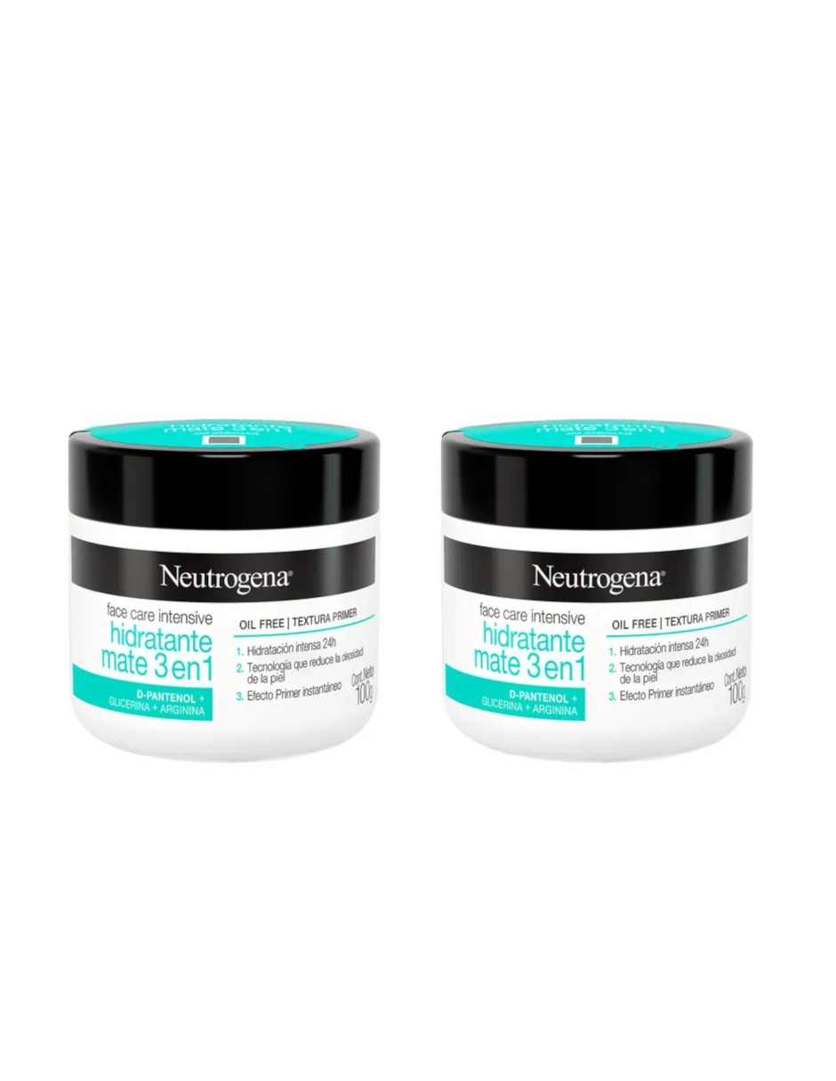 Foto 3 pulgar | 2 Cremas Facial Hidratante Mate 3 En 1  Neutrogena + Termio Güish Gratis