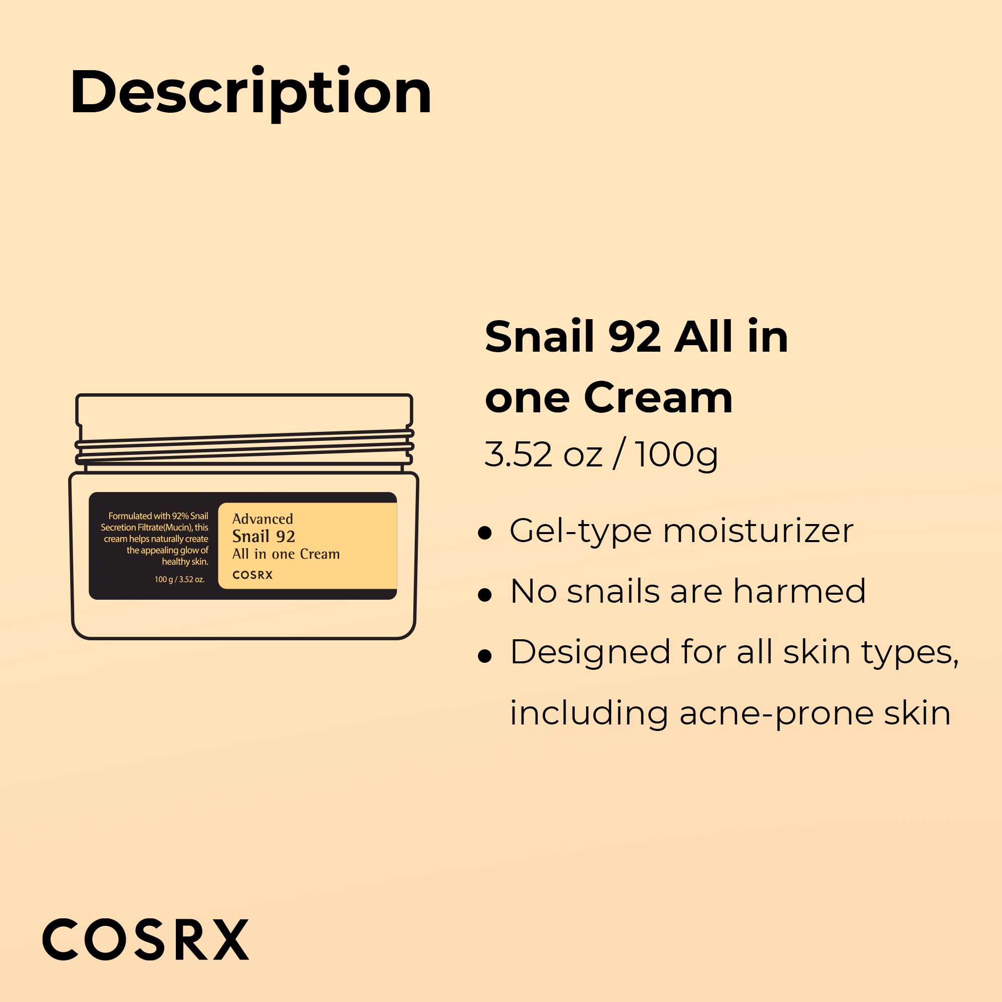 Foto 8 pulgar | Gel Facial Hidratante Cosrx Snail Mucin 92% De Reparación Diaria, 100 Ml - Venta Internacional.