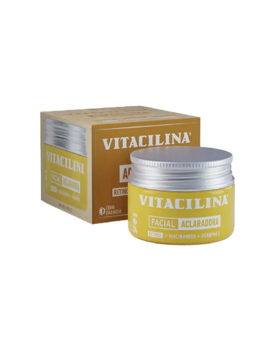 Foto 5 pulgar | Vitacilina Crema Facial Aclaradora de Noche y Termo