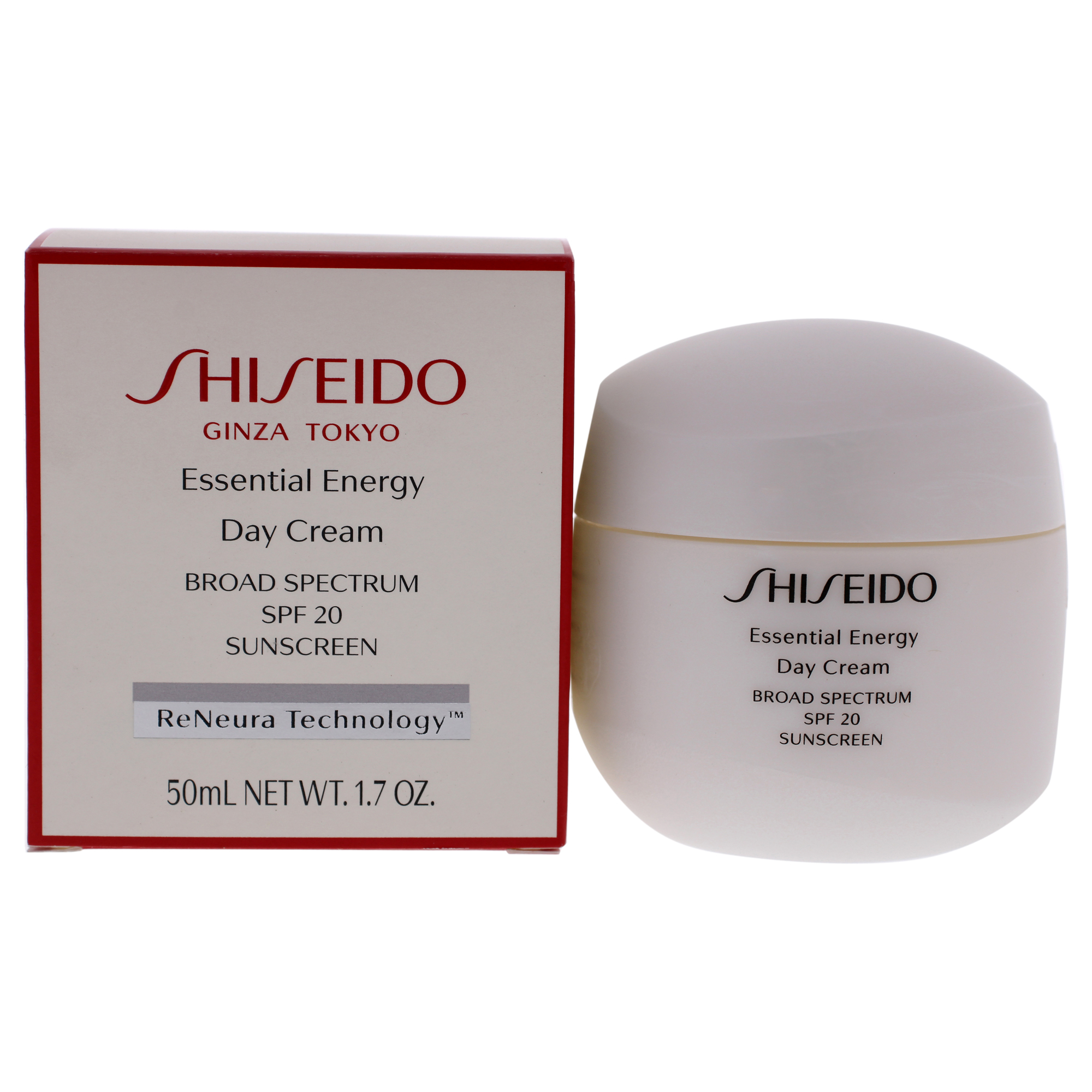 Essential Energy Day Cream Spf 20 De Shiseido Para Mujeres - 1.7 Oz Crema - Venta Internacional.