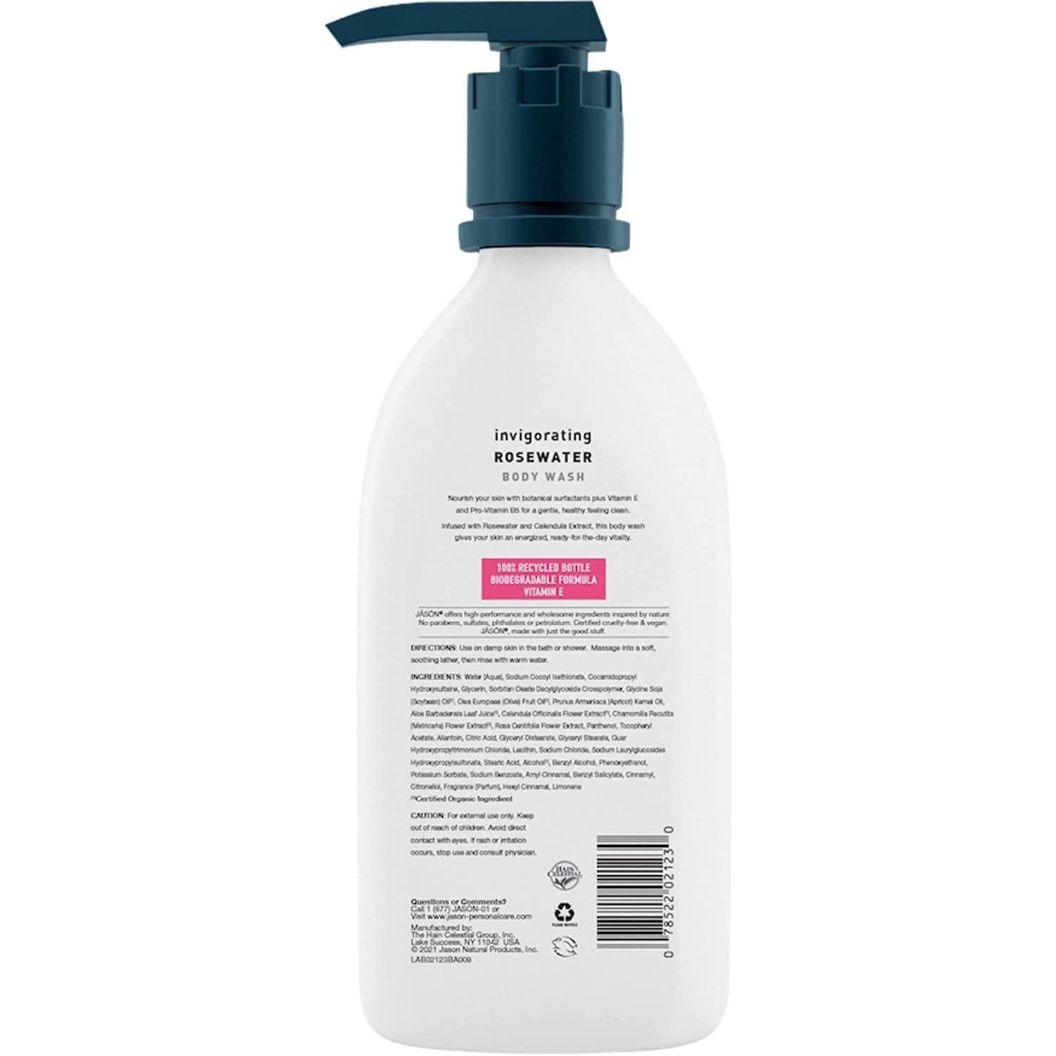 Foto 4 pulgar | Gel De Baño Y Gel De Ducha Jason, Revitalizante, Agua De Rosas, 900 Ml - Venta Internacional.