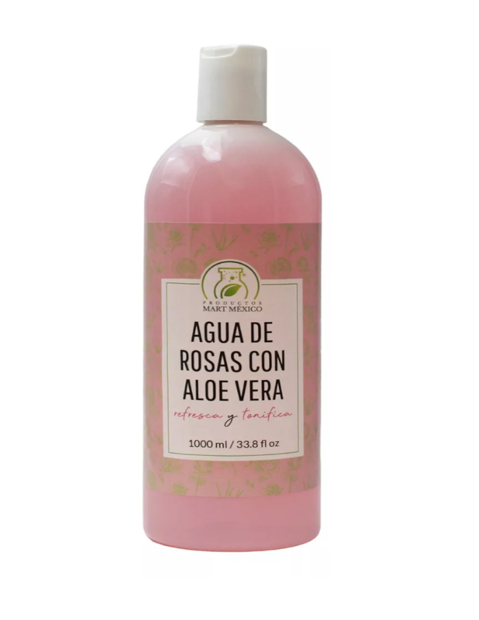 Foto 3 pulgar | Agua De Rosas Con Aloe Vera + Termo Güish Gratis