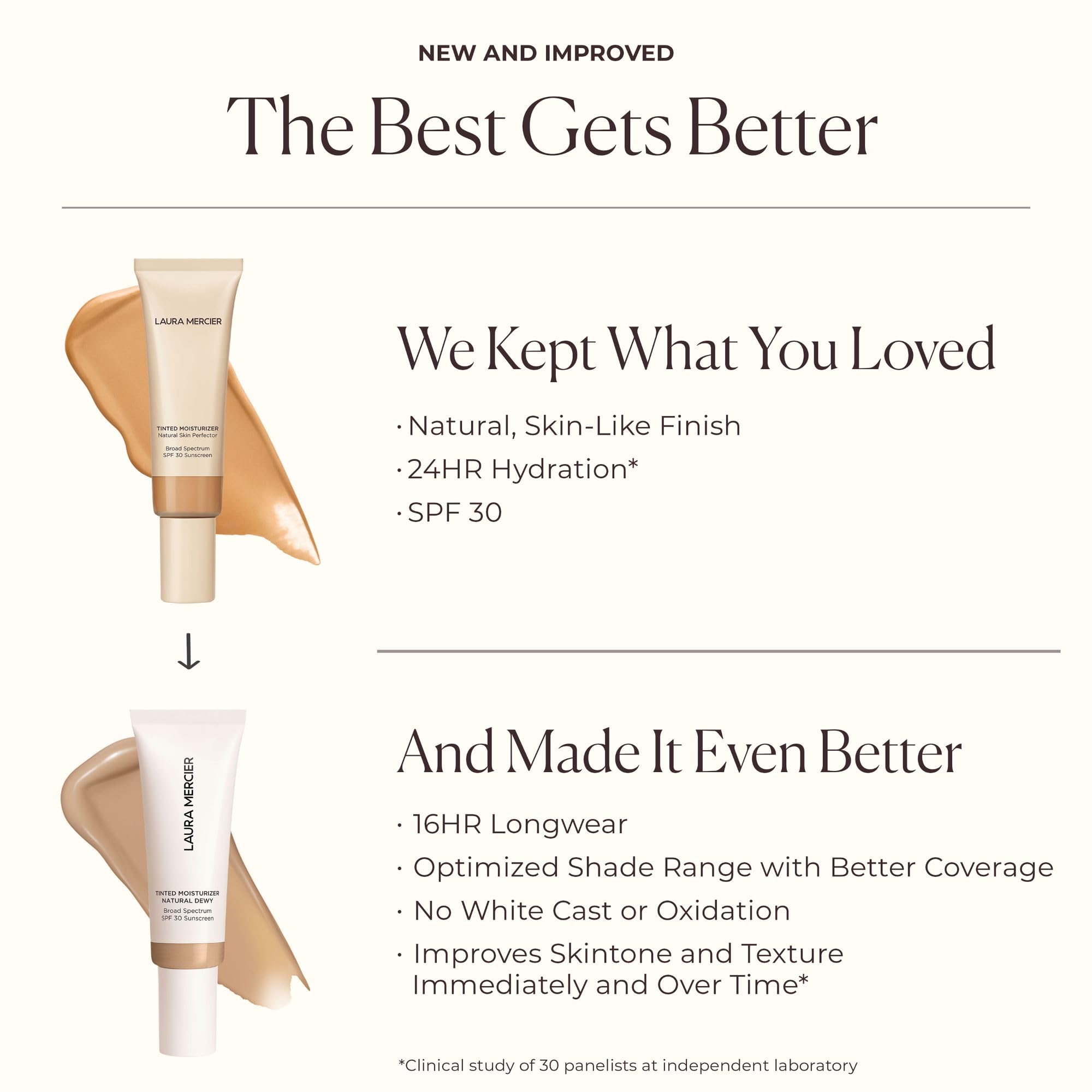 Foto 6 | Crema Hidratante Con Color Laura Mercier Natural Dewy Spf30 50 Ml - Venta Internacional.