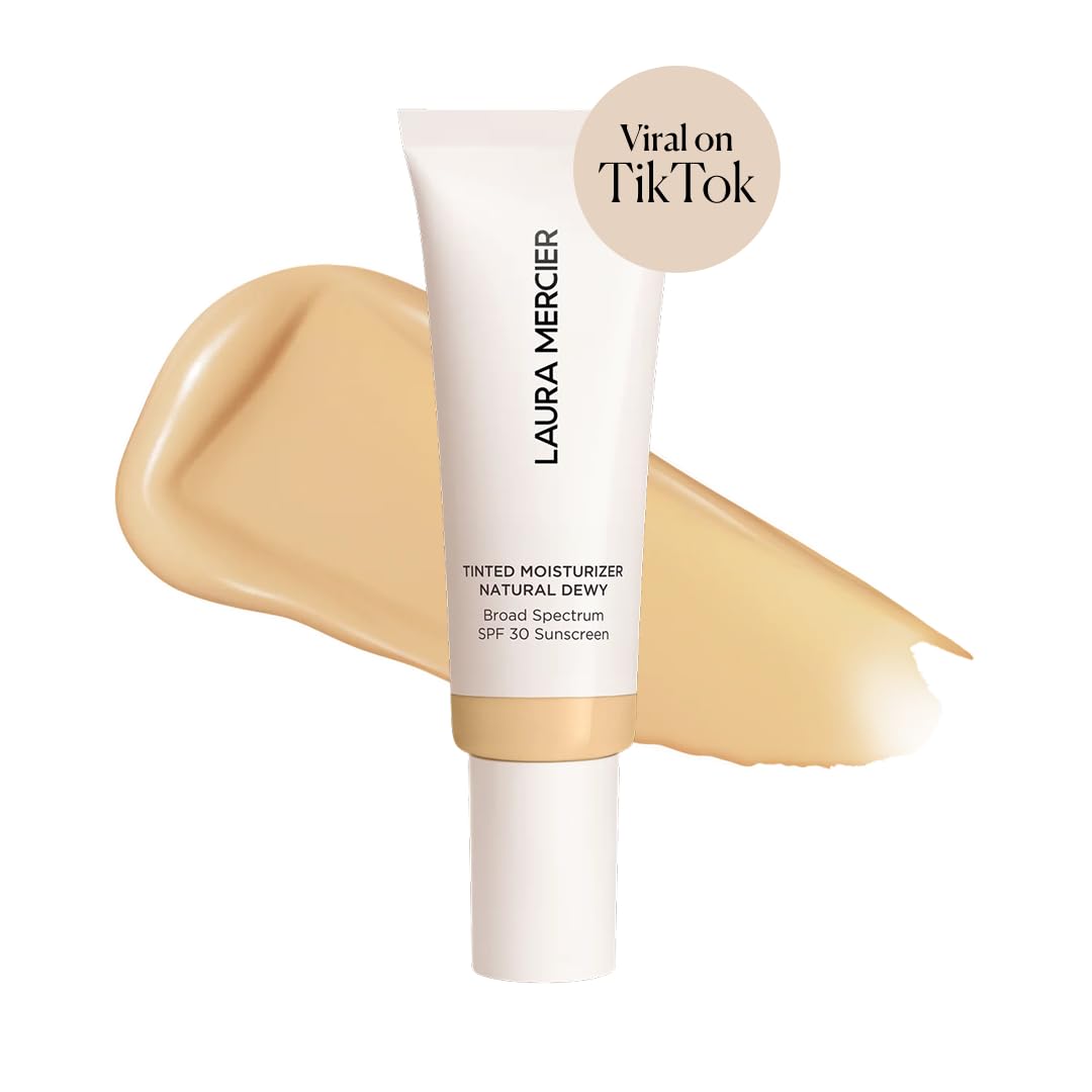 Foto 3 pulgar | Crema Hidratante Con Color Laura Mercier Natural Dewy Spf30 50 Ml - Venta Internacional.