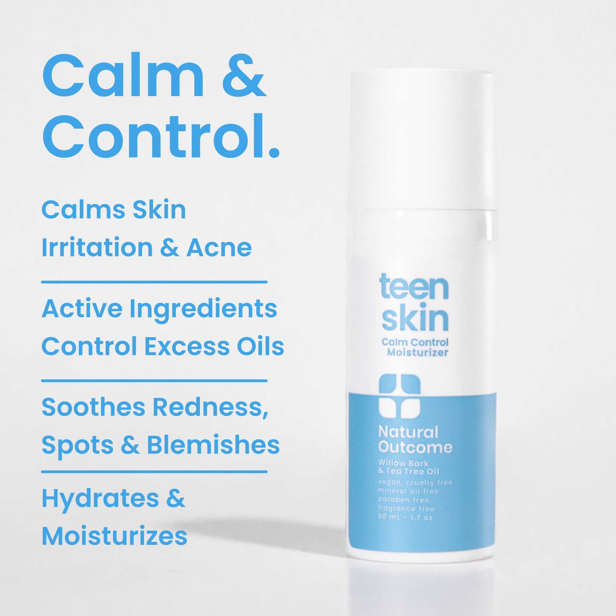 Foto 3 pulgar | Crema Hidratante Natural Outcome Teen Skin 50 Ml Para Todo Tipo De Piel - Venta Internacional.