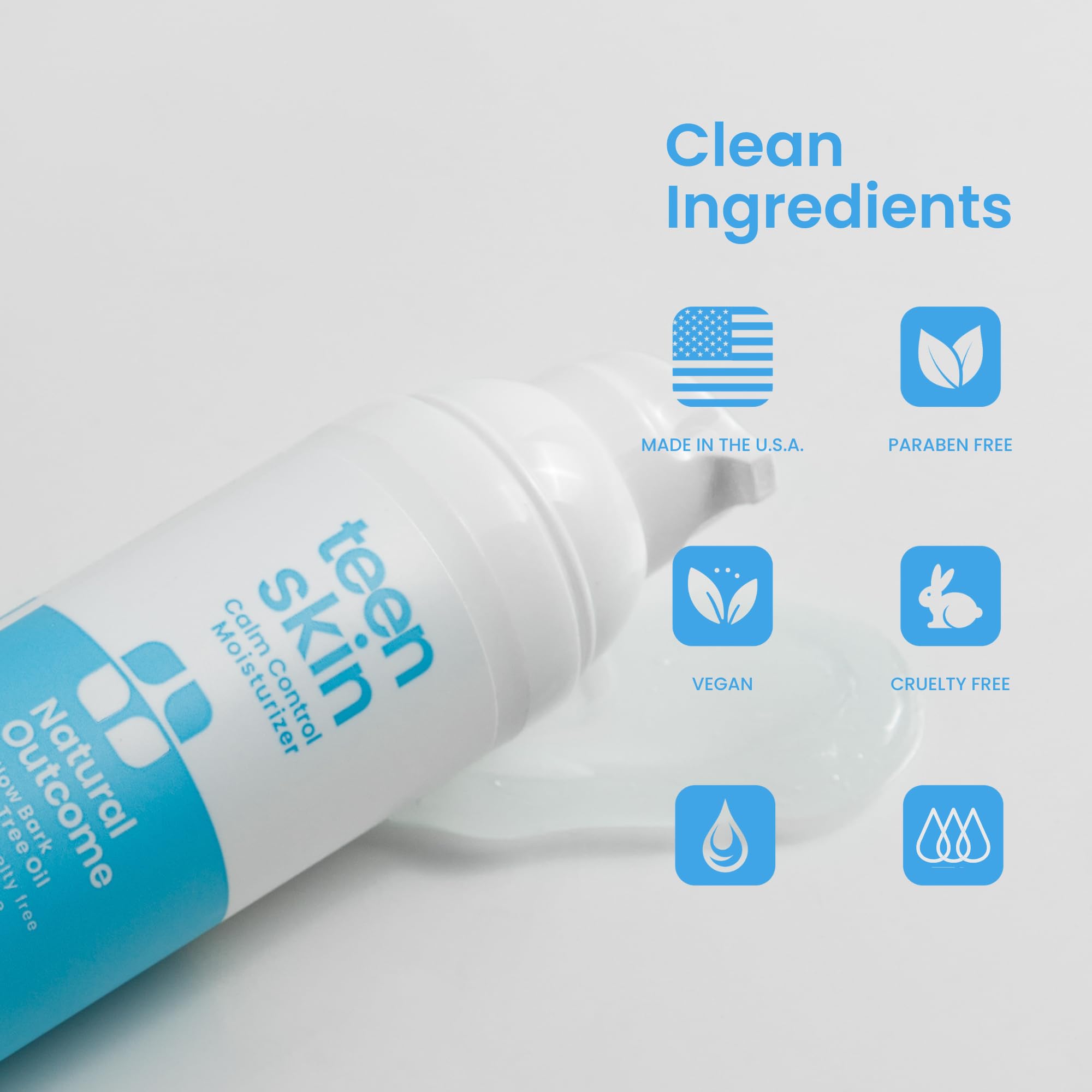 Foto 4 pulgar | Crema Hidratante Natural Outcome Teen Skin 50 Ml Para Todo Tipo De Piel - Venta Internacional.