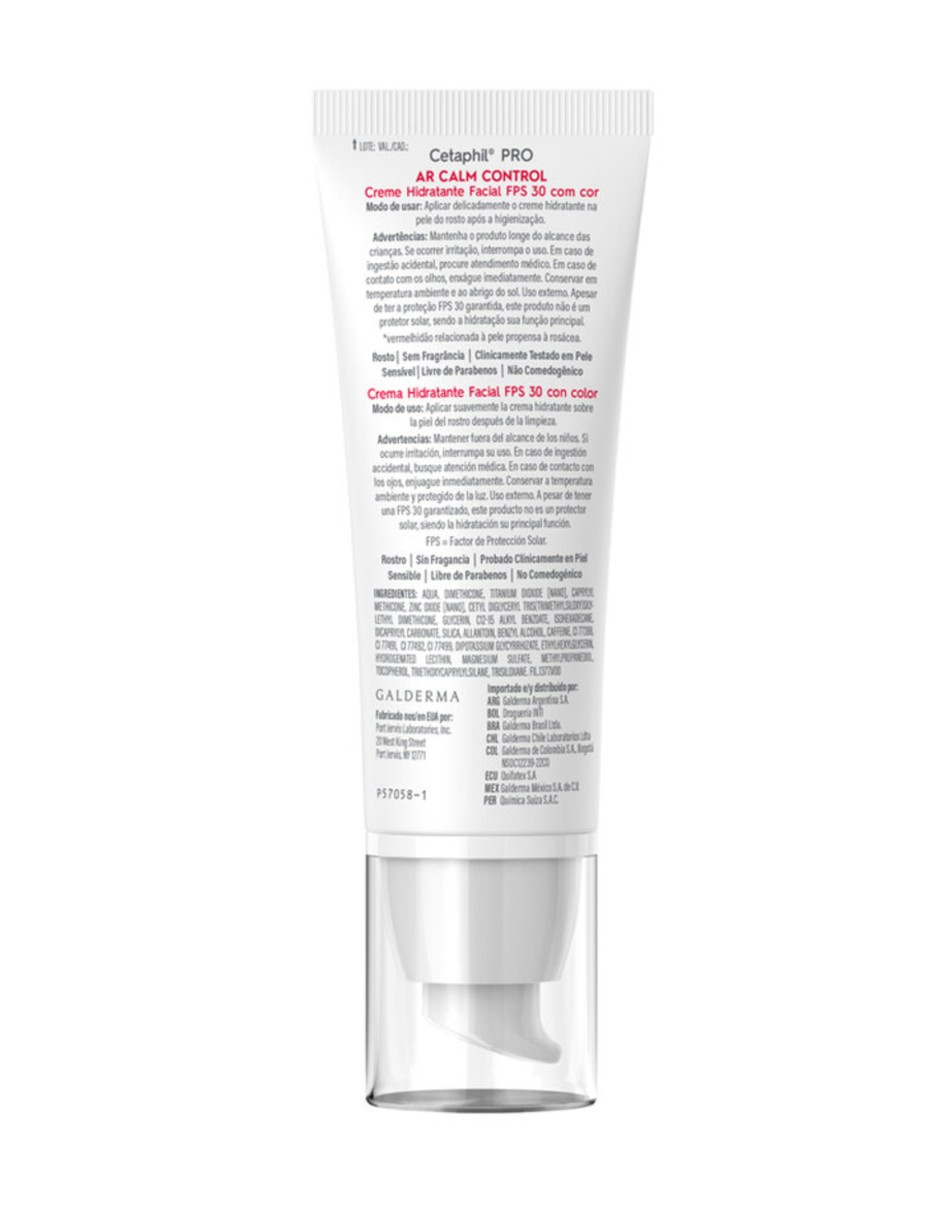 Foto 3 pulgar | Crema Hidratante Facial Cetaphil Pro Ar Calm Control