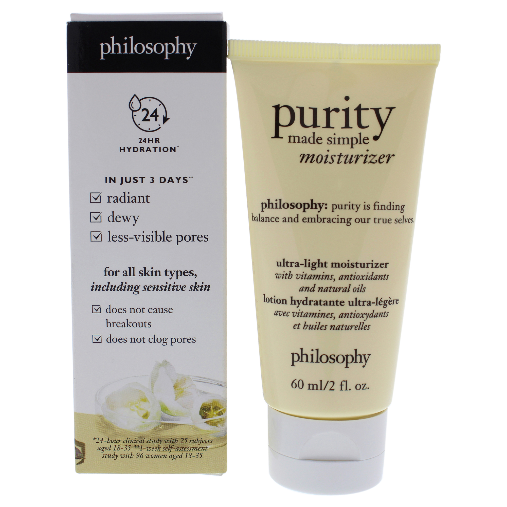 Foto 2 pulgar | Crema Hidratante Philosophy Purity Made Simple, 60 Ml, Para Unisex - Venta Internacional.