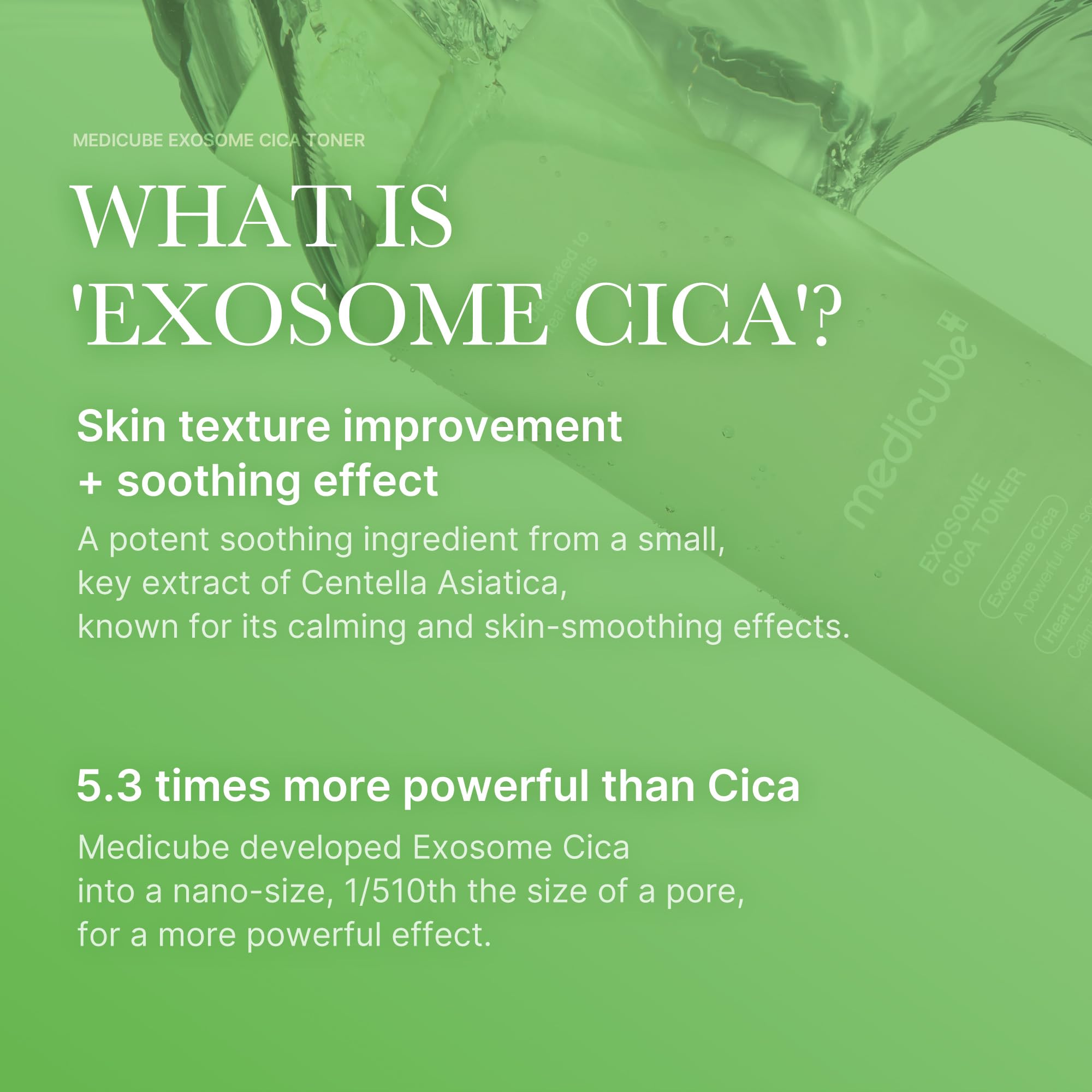 Foto 3 pulgar | Tónico Medicube Exosome Cica, Calmante Diario Para Piel Estresada, 210 Ml - Venta Internacional.