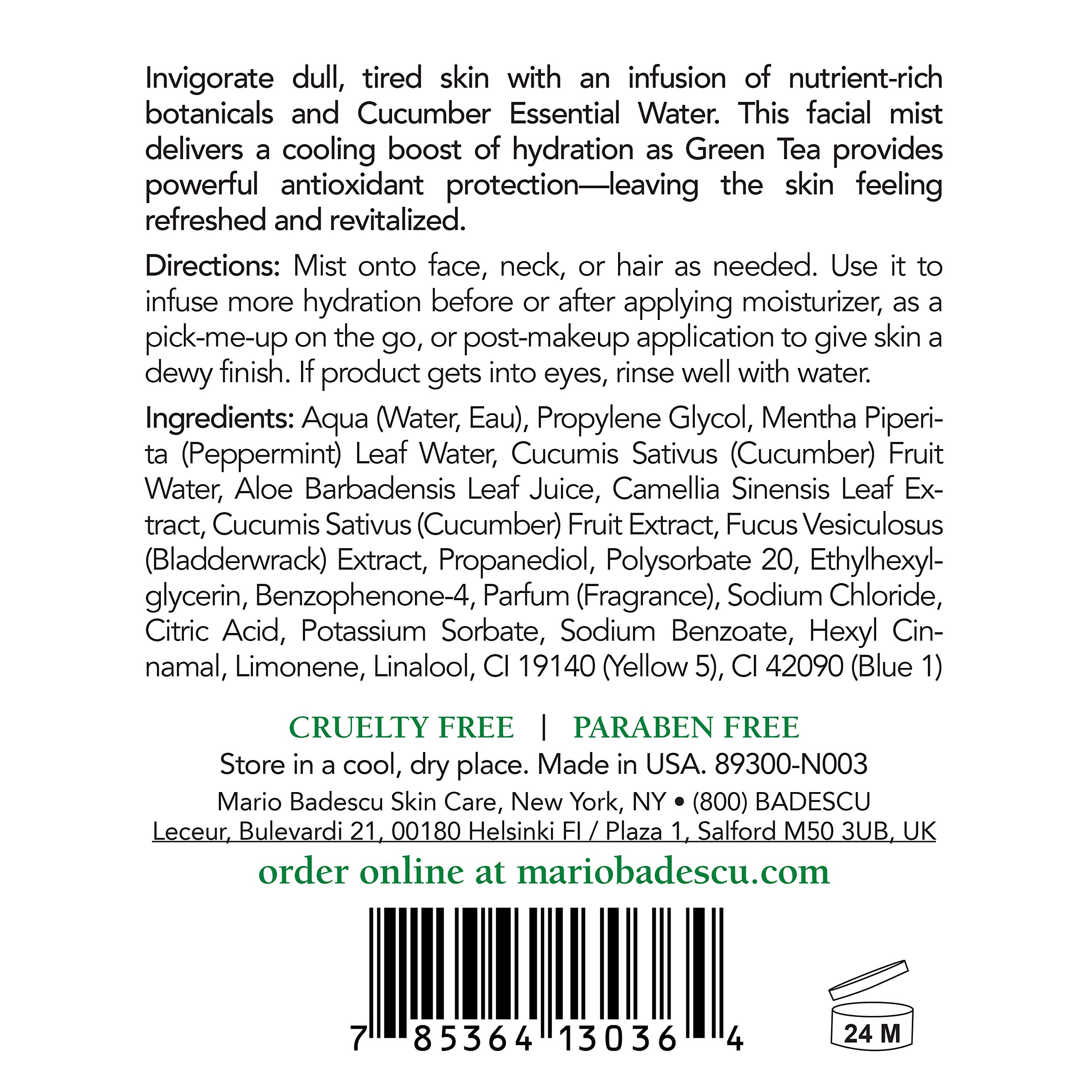 Foto 4 pulgar | Set De Spray Facial Mario Badescu, Aloe, Manzanilla Y Lavanda, 120 Ml - Venta Internacional.
