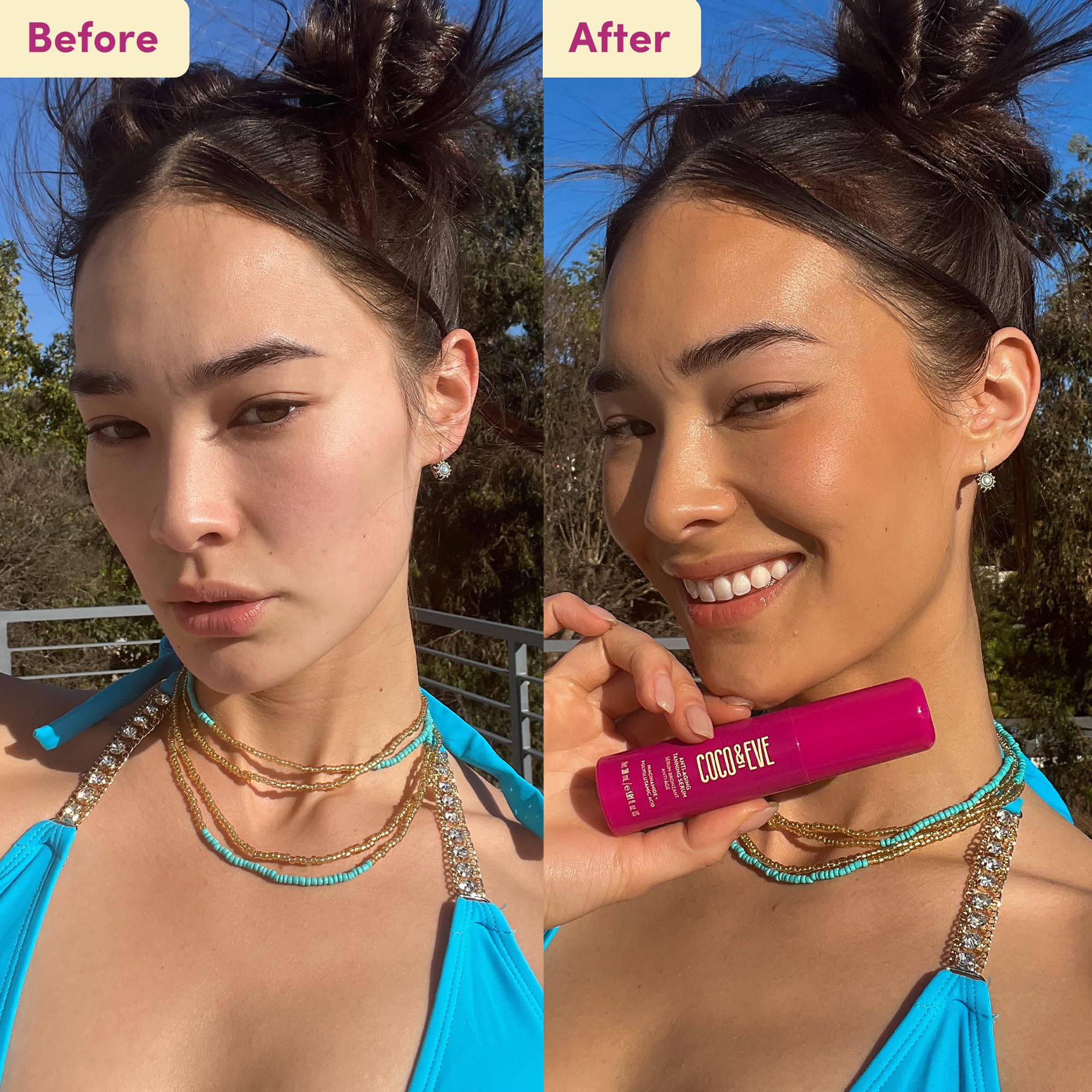 Foto 4 pulgar | Sérum Bronceador Coco & Eve Antiedad Con Niacinamida 30 Ml - Venta Internacional.