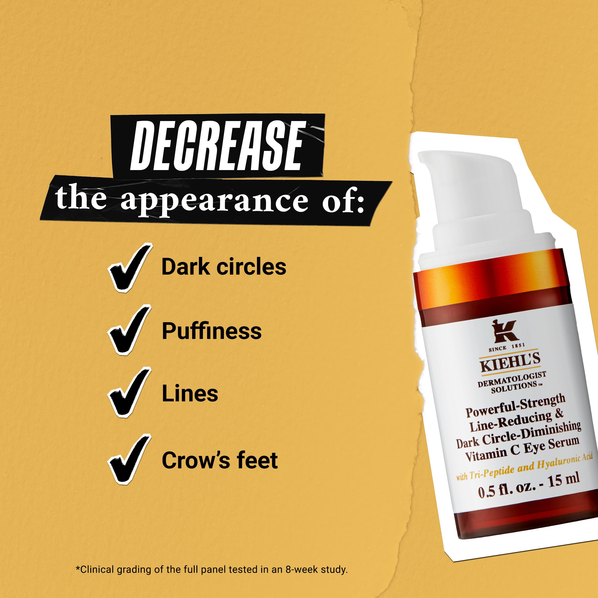 Foto 6 pulgar | Sérum Para Ojos Kiehl's Powerful-strength Con 10% De Vitamina C, 15 Ml - Venta Internacional.