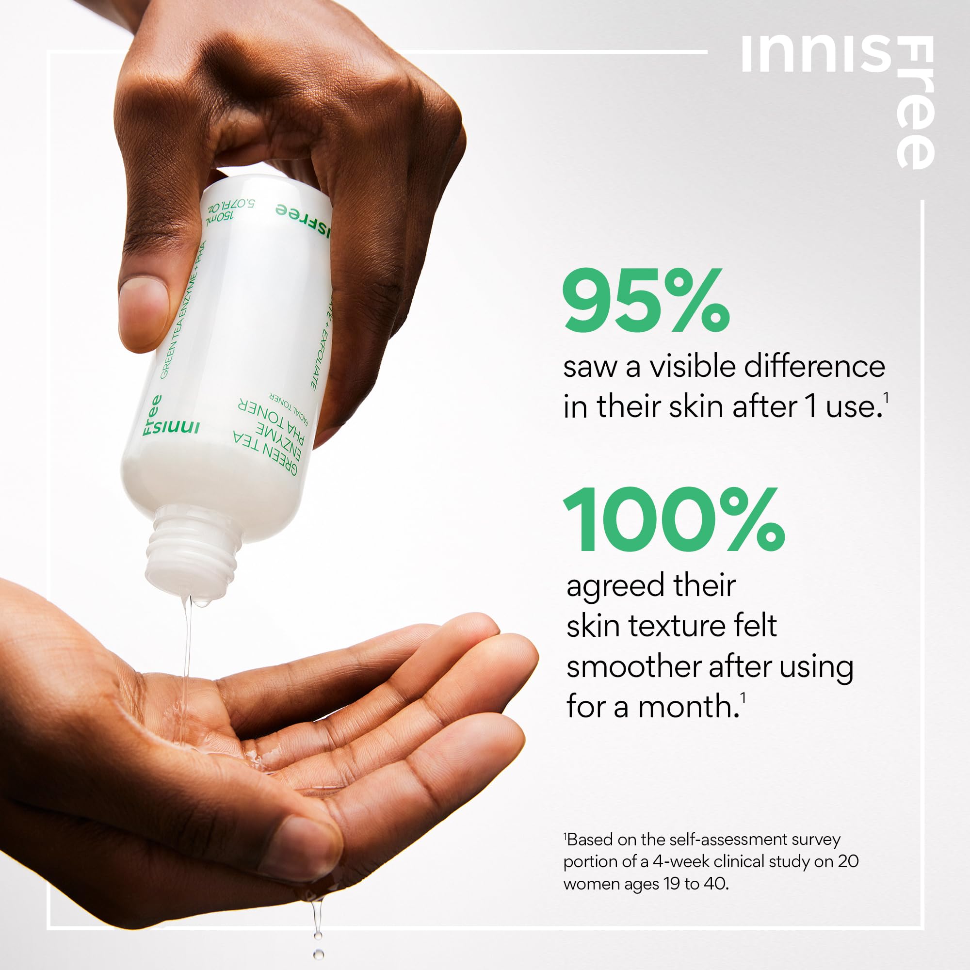 Foto 5 pulgar | Tonificador Innisfree, Enzima De Té Verde Pha Con Ácido Hialurónico, 200 Ml - Venta Internacional.