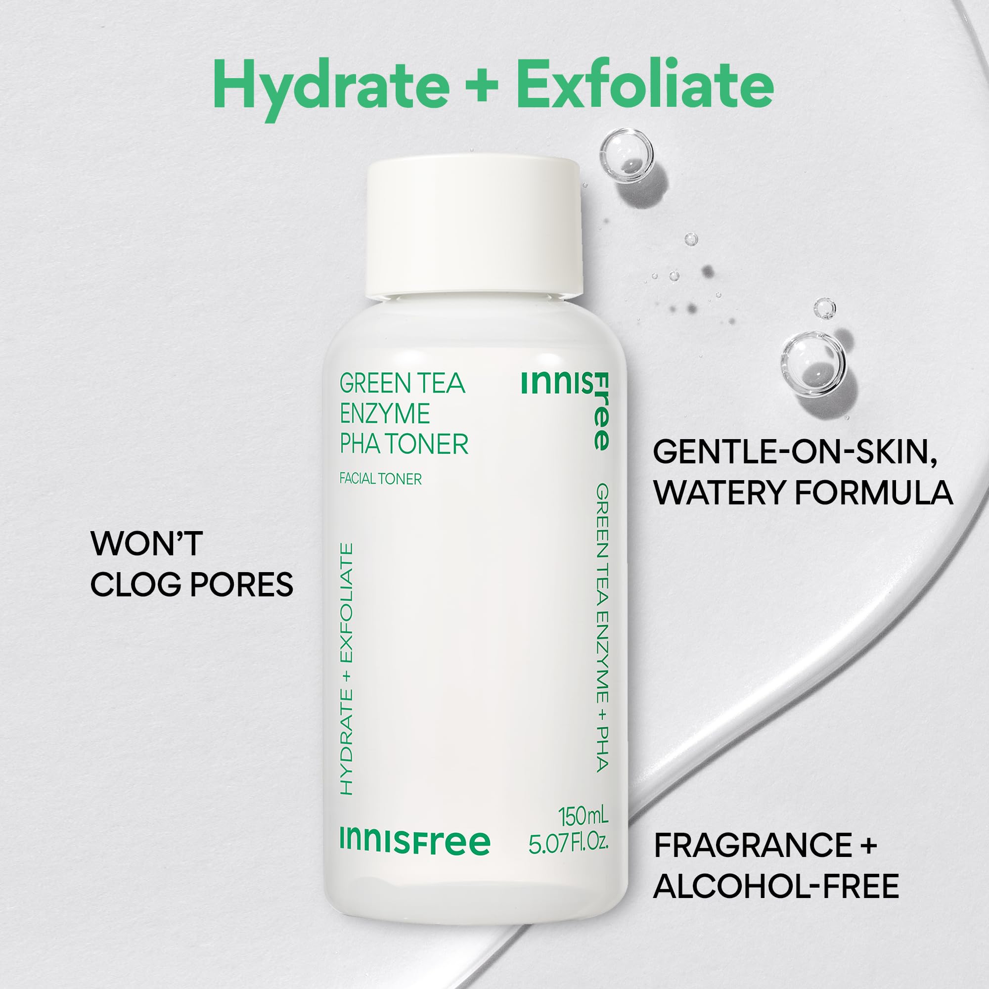 Foto 6 | Tonificador Innisfree, Enzima De Té Verde Pha Con Ácido Hialurónico, 200 Ml - Venta Internacional.