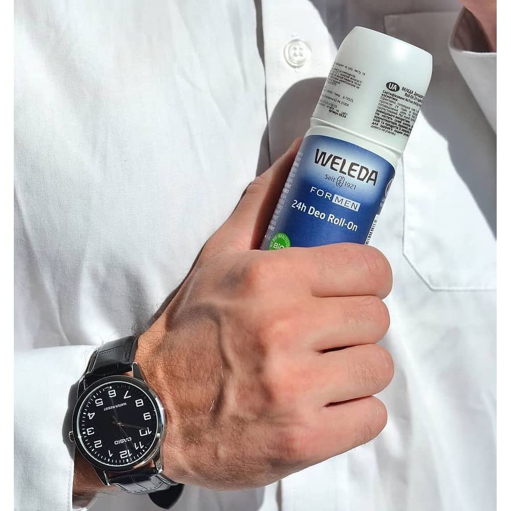 Foto 3 pulgar | Desodorante Weleda Para Hombre, 24 Horas, Rollo, 50 Ml, Olor Rico En Plantas - Venta Internacional.