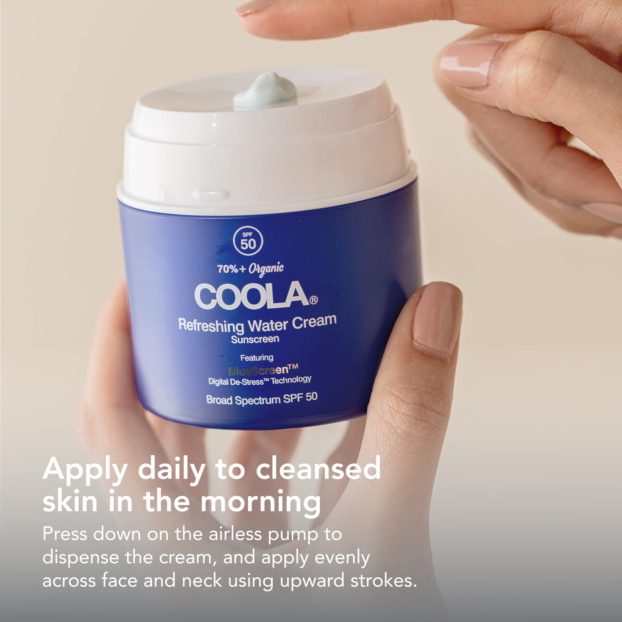 Foto 4 pulgar | Crema Hidratante Coola Organic Refrescante Water Cream Spf 50 45 Ml - Venta Internacional.