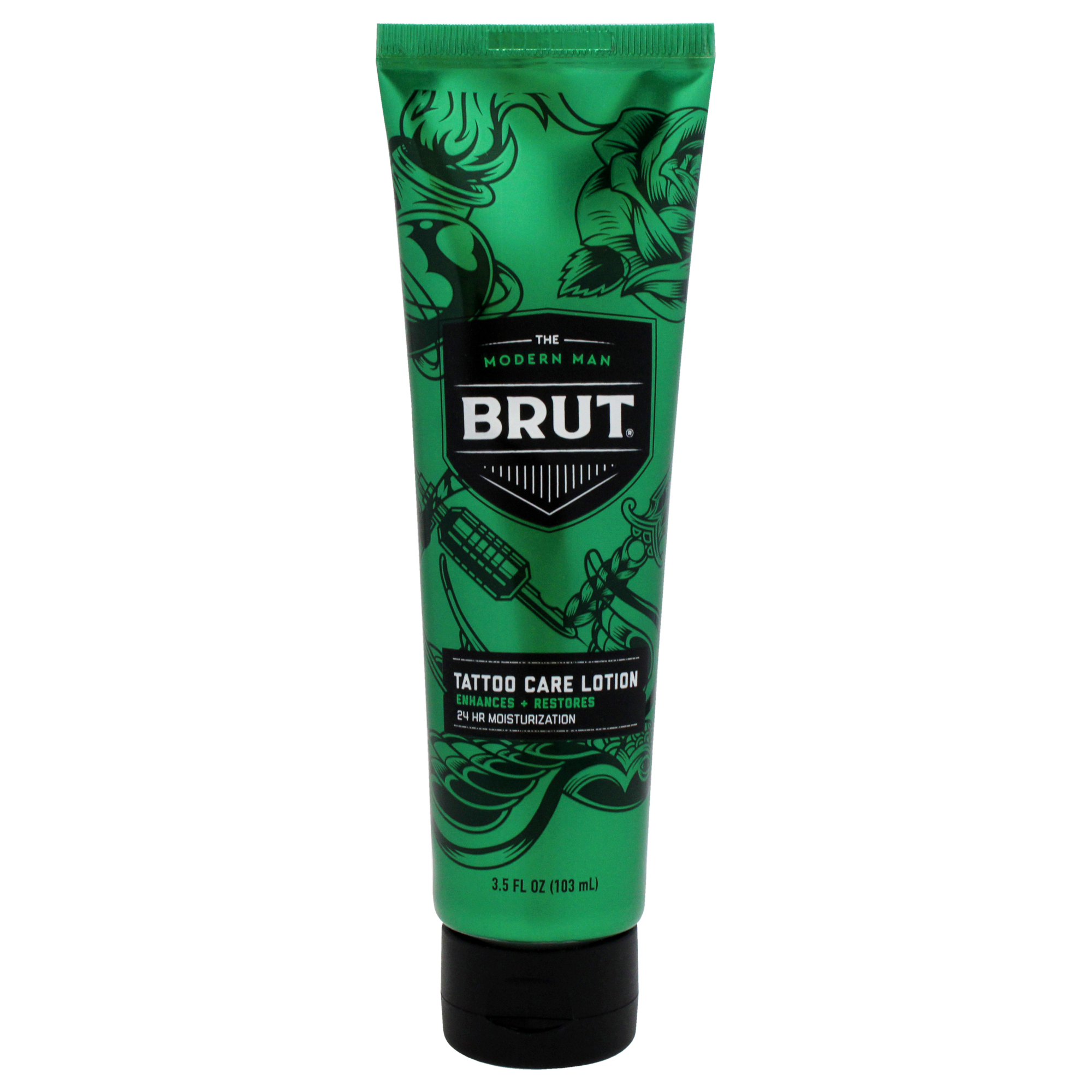 Foto 3 pulgar | Loción Hidratante Brut Tattoo Care 24 Hr, 100 Ml, Para Hombre - Venta Internacional.