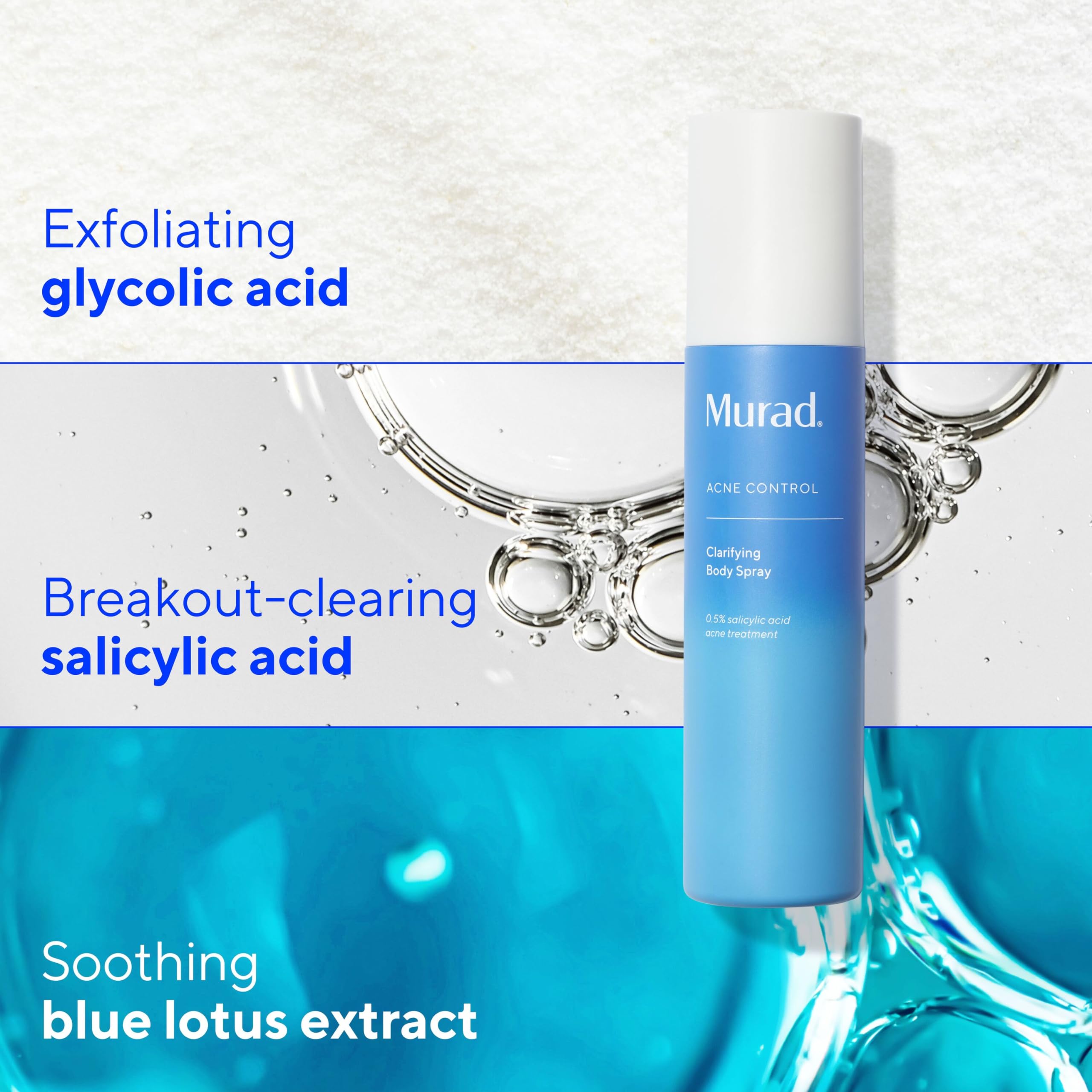 Foto 2 | Spray Corporal Murad Clarifying Con Ácido Salicílico 180 Ml Para El Acné - Venta Internacional.