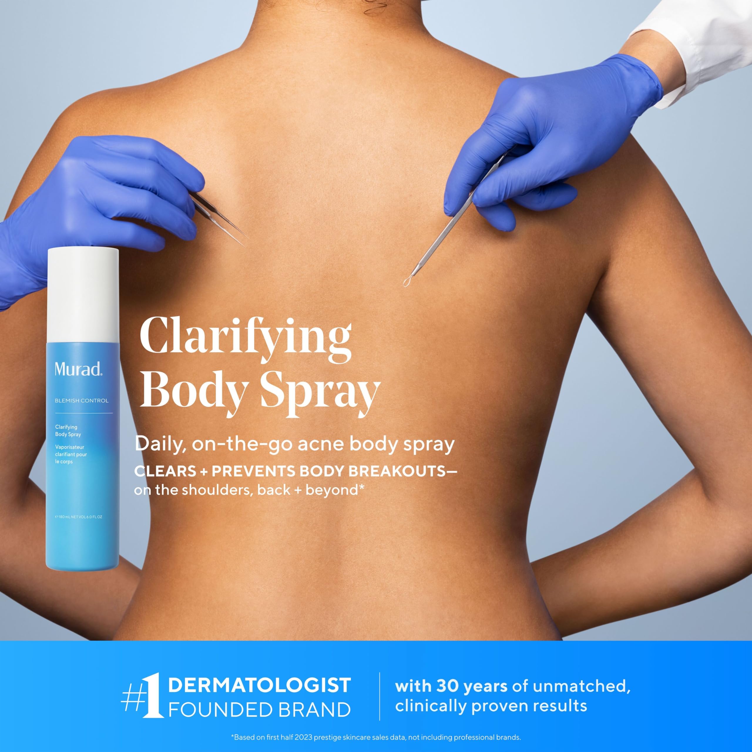 Foto 4 | Spray Corporal Murad Clarifying Con Ácido Salicílico 180 Ml Para El Acné - Venta Internacional.