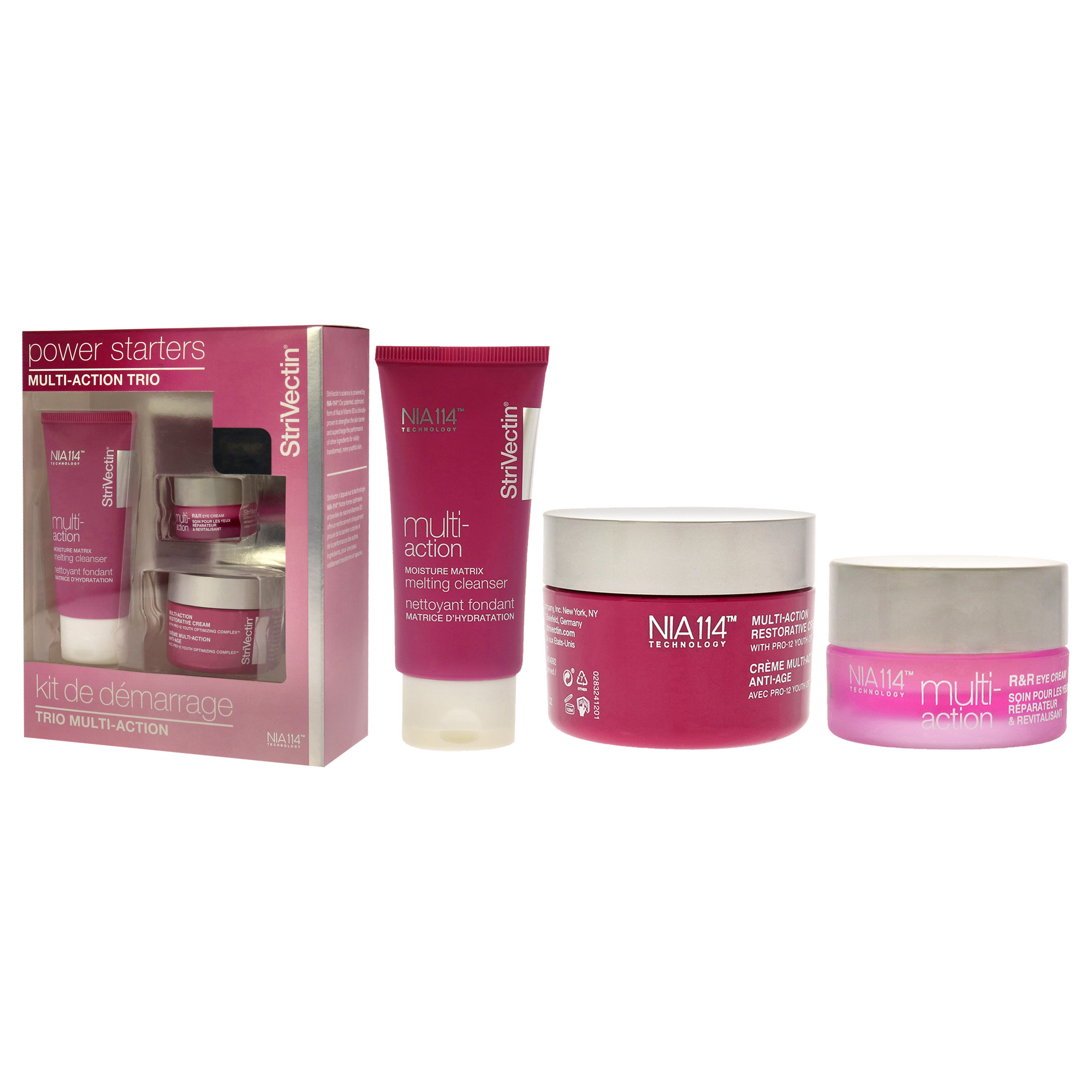 Foto 4 | Set De Cuidado De La Piel Strivectin Power Starters Multi-action, 3 Piezas - Venta Internacional.