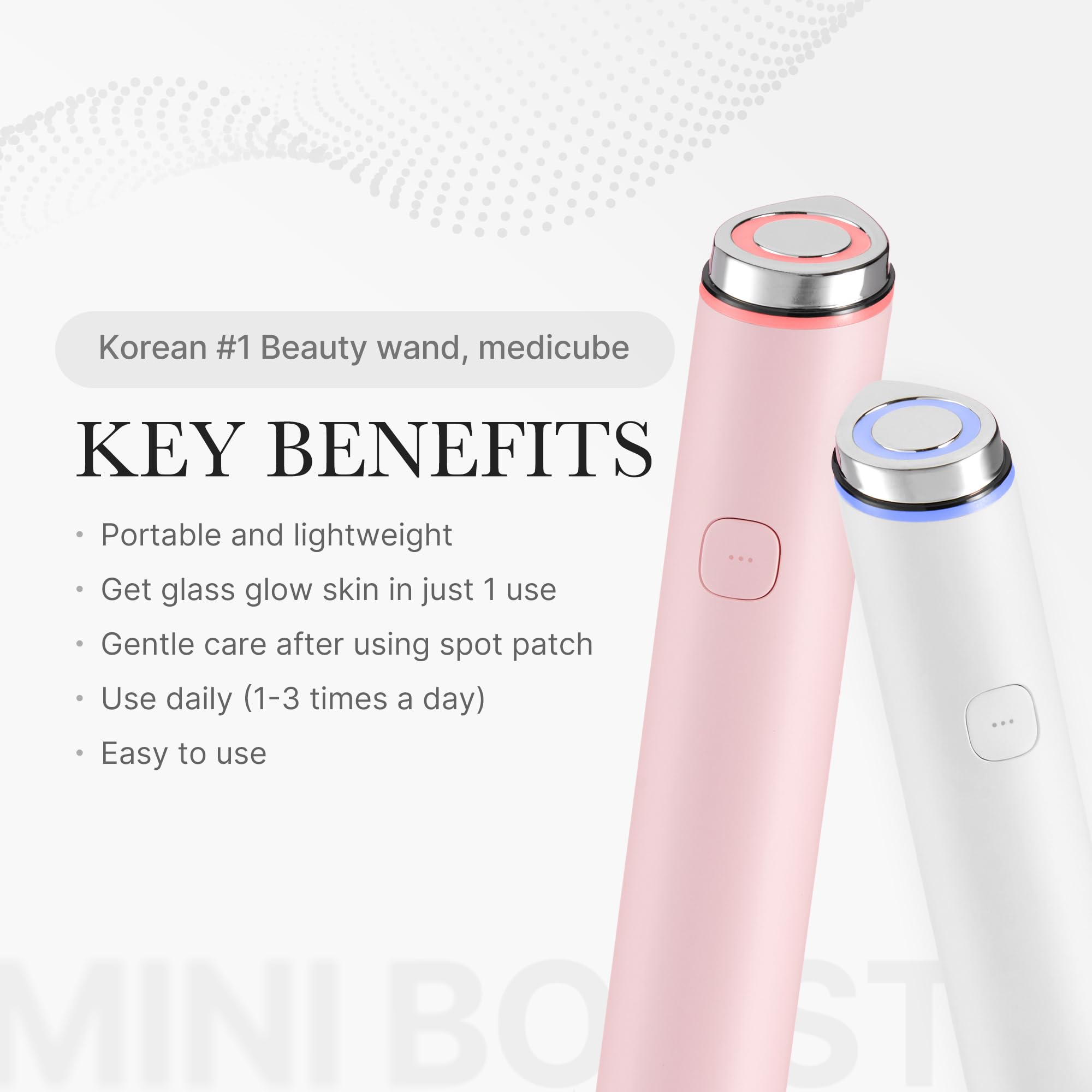 Foto 7 pulgar | Herramienta Para El Cuidado De La Piel Facial Medicube Mini Booster Pro Pink - Venta Internacional.