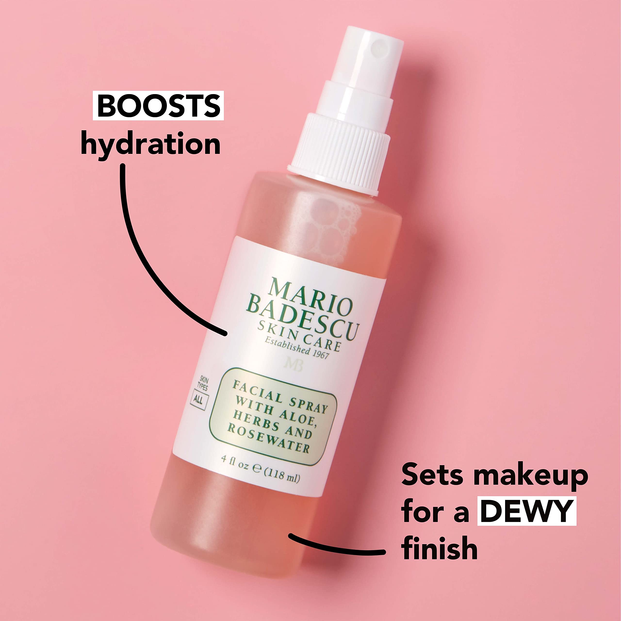 Foto 3 | Aerosol Facial Mario Badescu Con Aloe, Hierbas Y Agua De Rosas, 240 Ml X 2 - Venta Internacional.