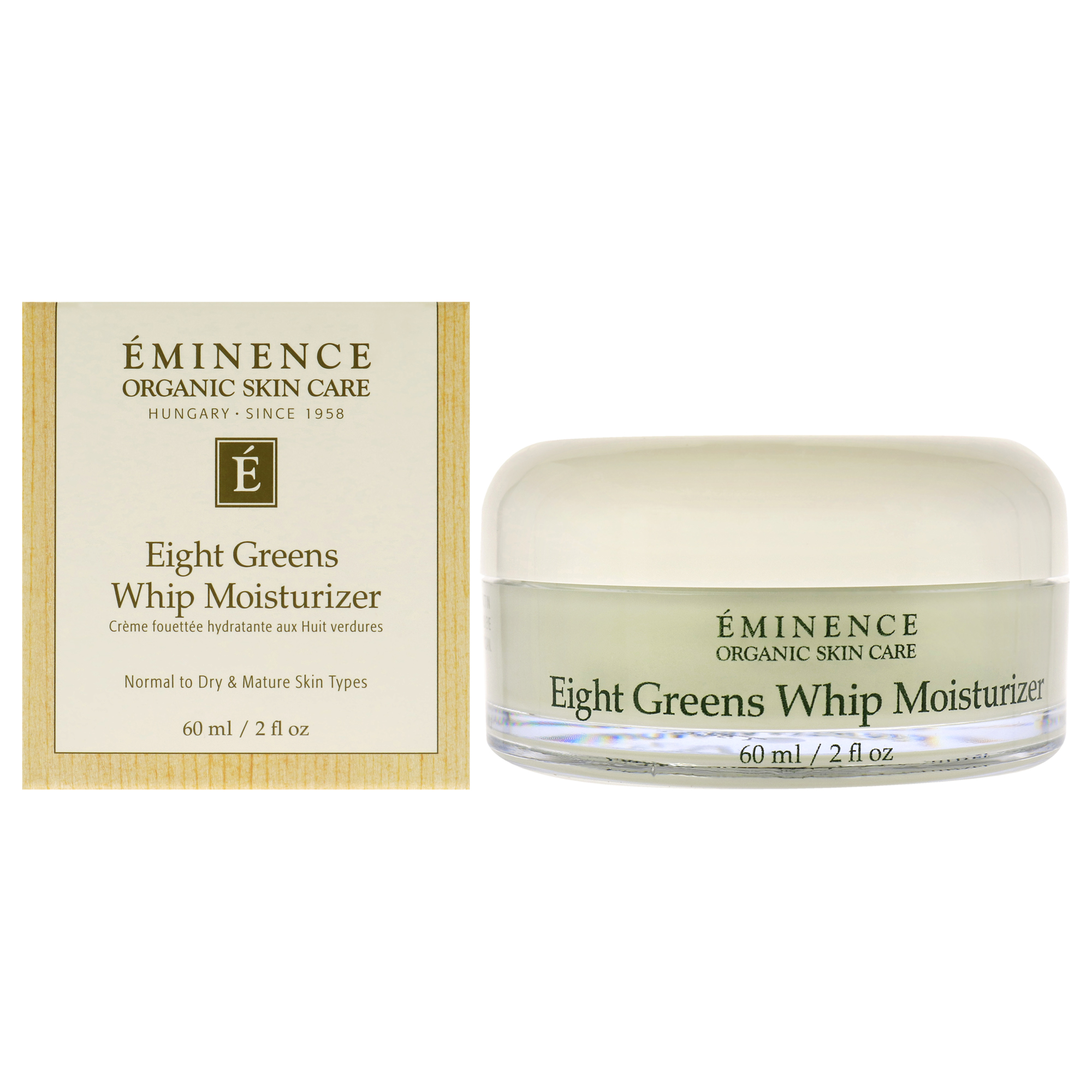Crema Hidratante Eminence Eight Greens Whip, 60 Ml, Reafirmante, Unisex - Venta Internacional.